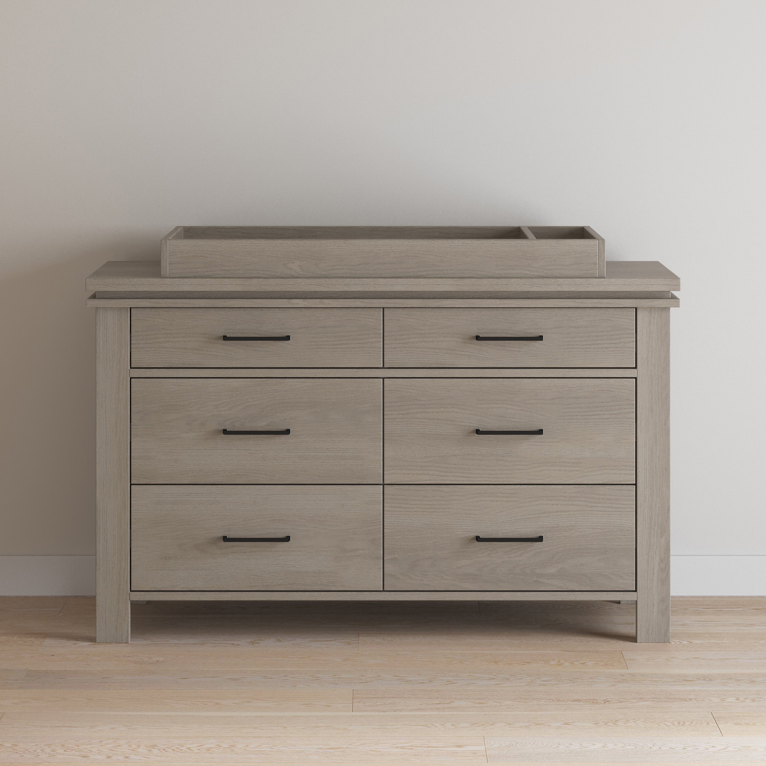Denman Double Dresser. Crescent Gray - Image 2