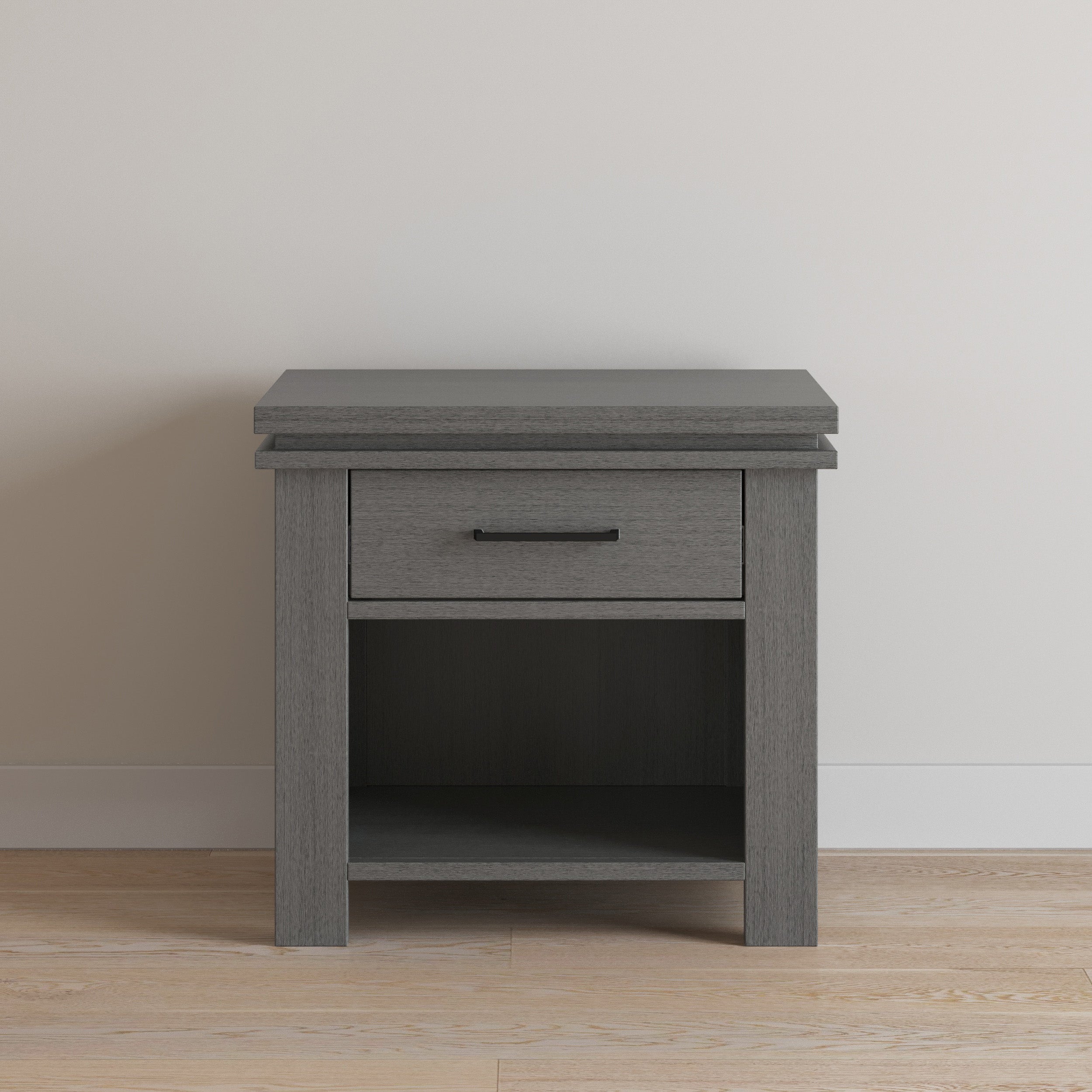 Denman Nightstand. Midnight Gray - Image 2