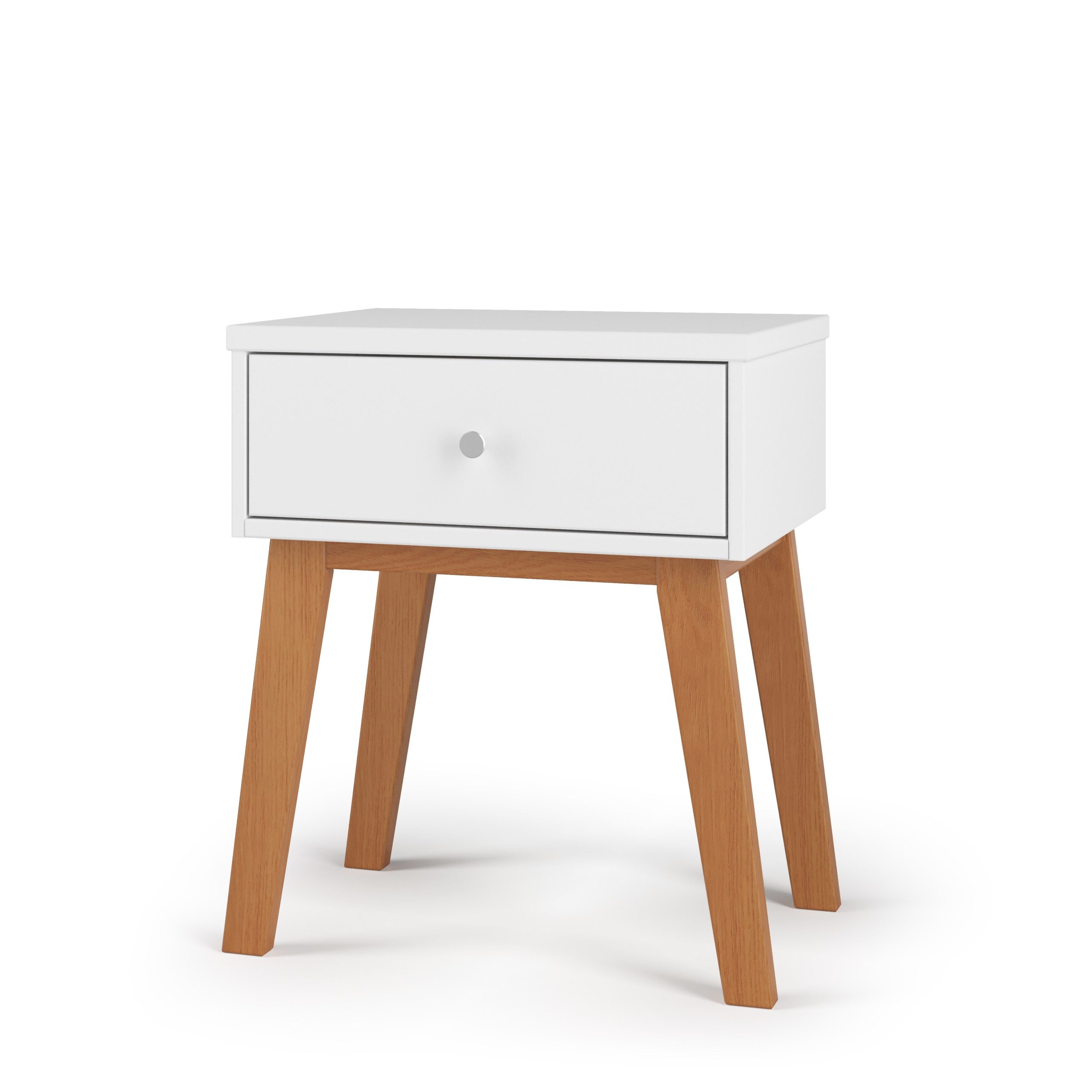 Soho Nightstand. White/Natural - Image 4