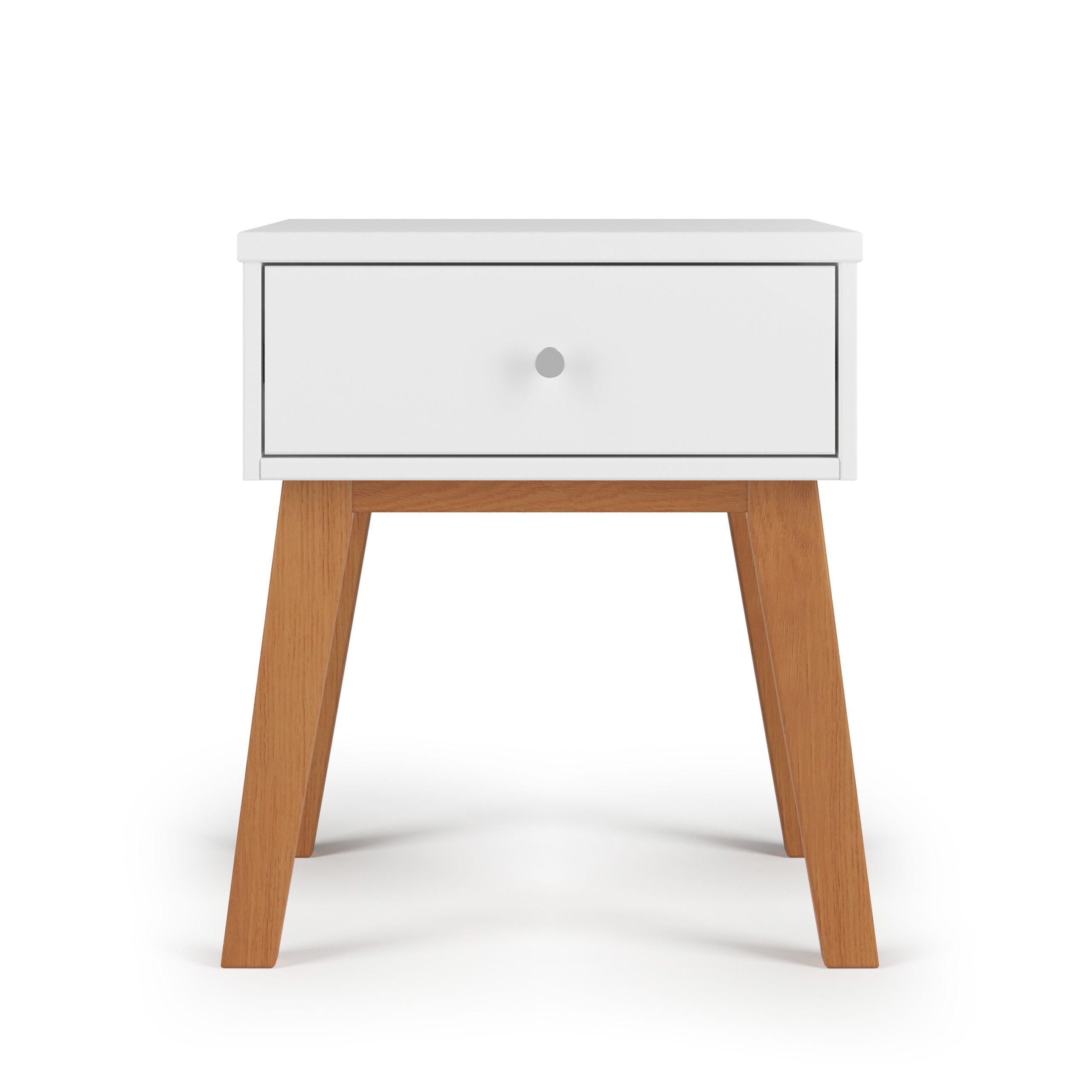 Soho Nightstand. White/Natural - Image 5