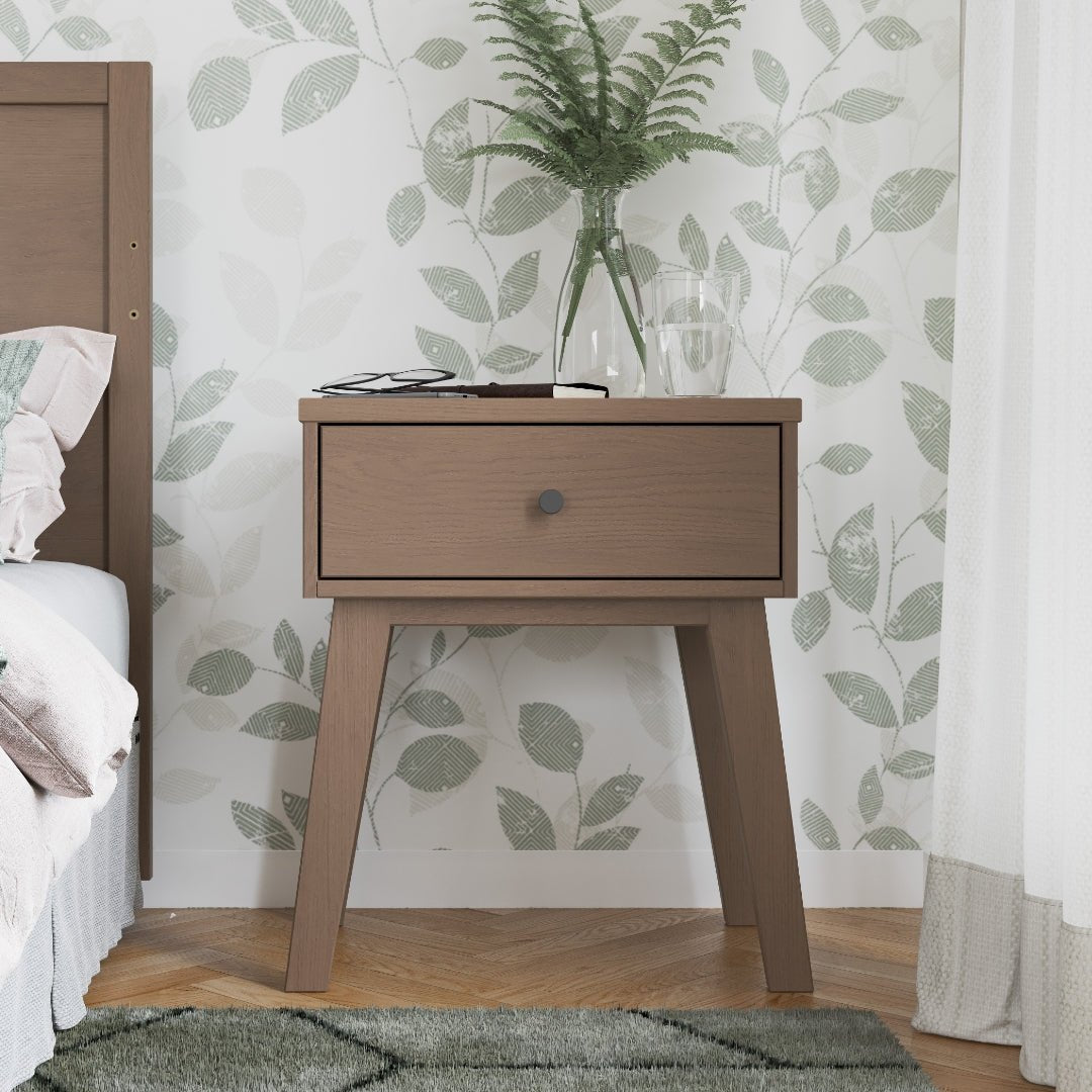 Soho Nightstand. Dusty Heather