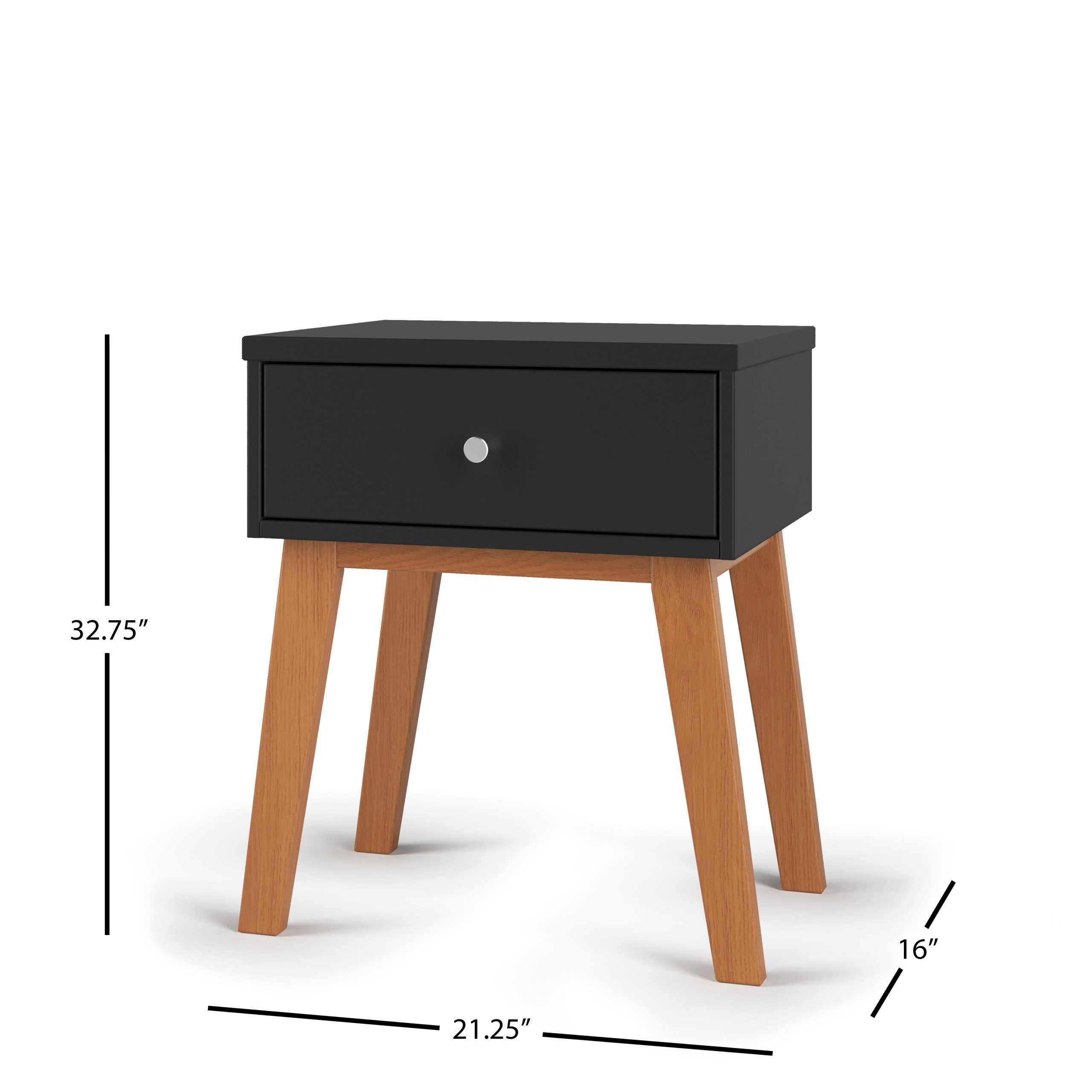 Soho Nightstand. Ebony - Image 2