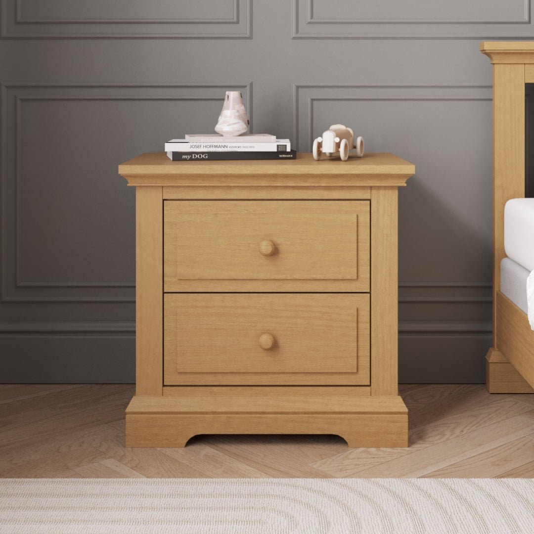 Jordyn Nightstand. Ready-to-Assemble. Biscotti