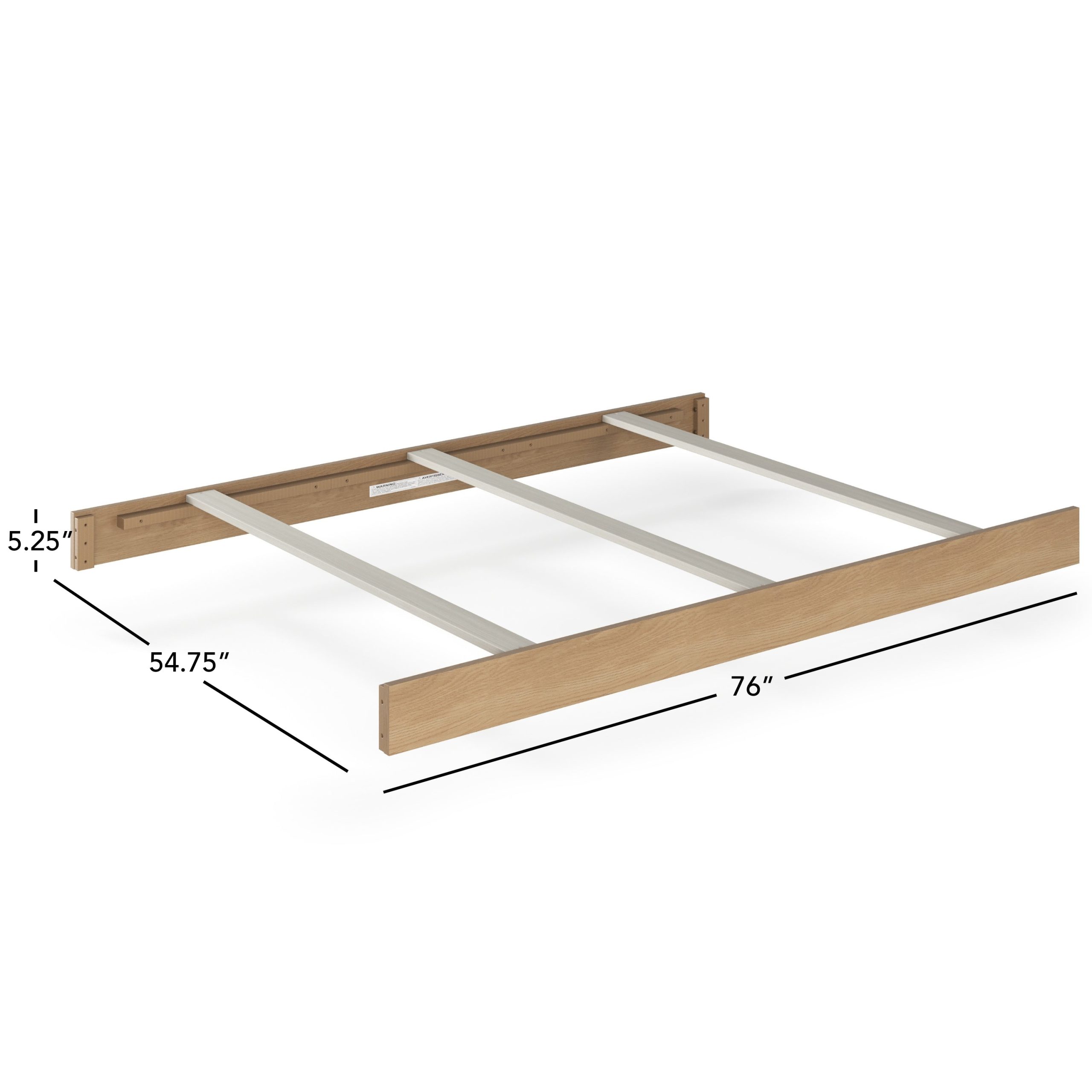 F06464 - Full-Size Bed Rail - Nutmeg - Image 2
