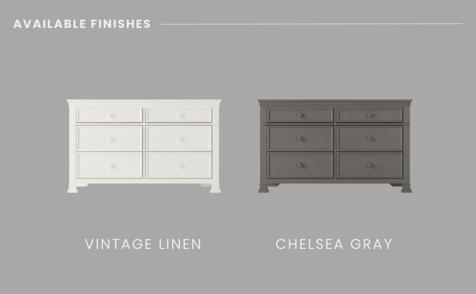 Westgate Double Dresser. Chelsea Gray - Image 7