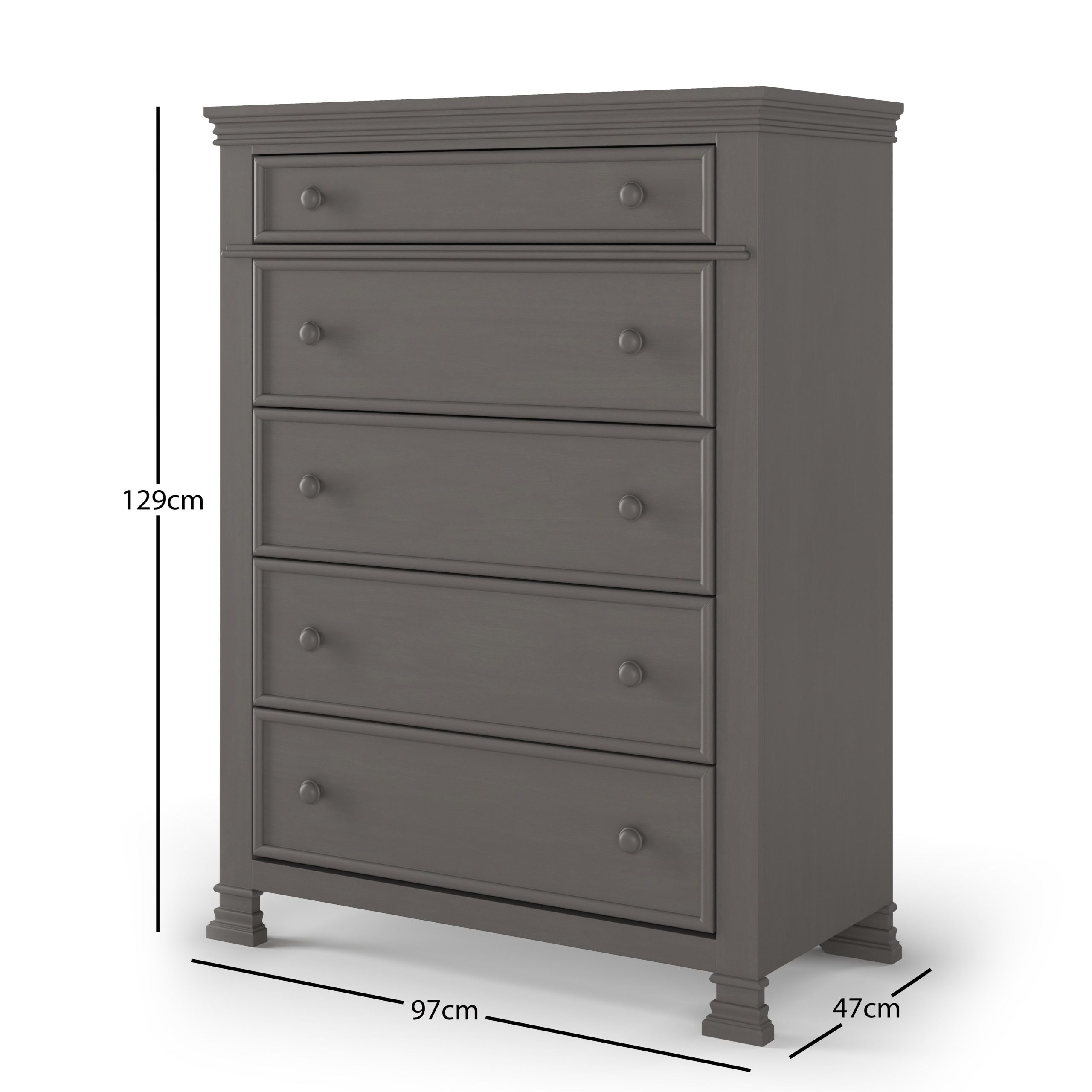 Westgate 4-Piece Nursery Set with Crib. Dresser. Chest and Nightstand - Image 6