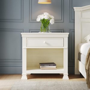 Westgate Nightstand. Vintage Linen