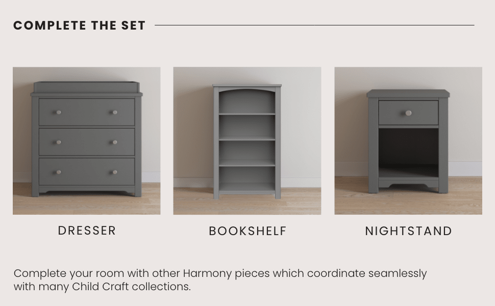 Harmony Nightstand. Cool Gray - Image 7
