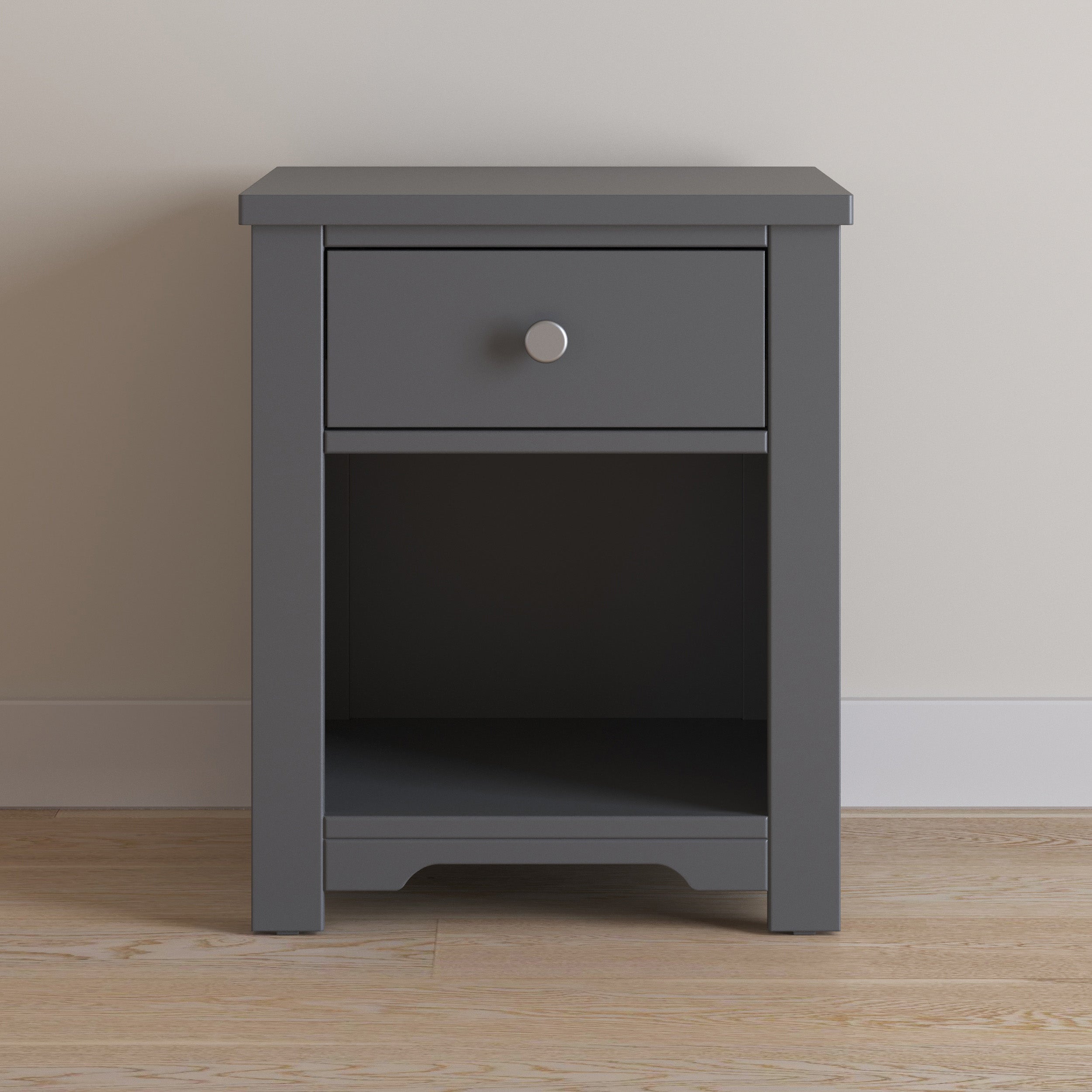 Harmony Nightstand. Cool Gray