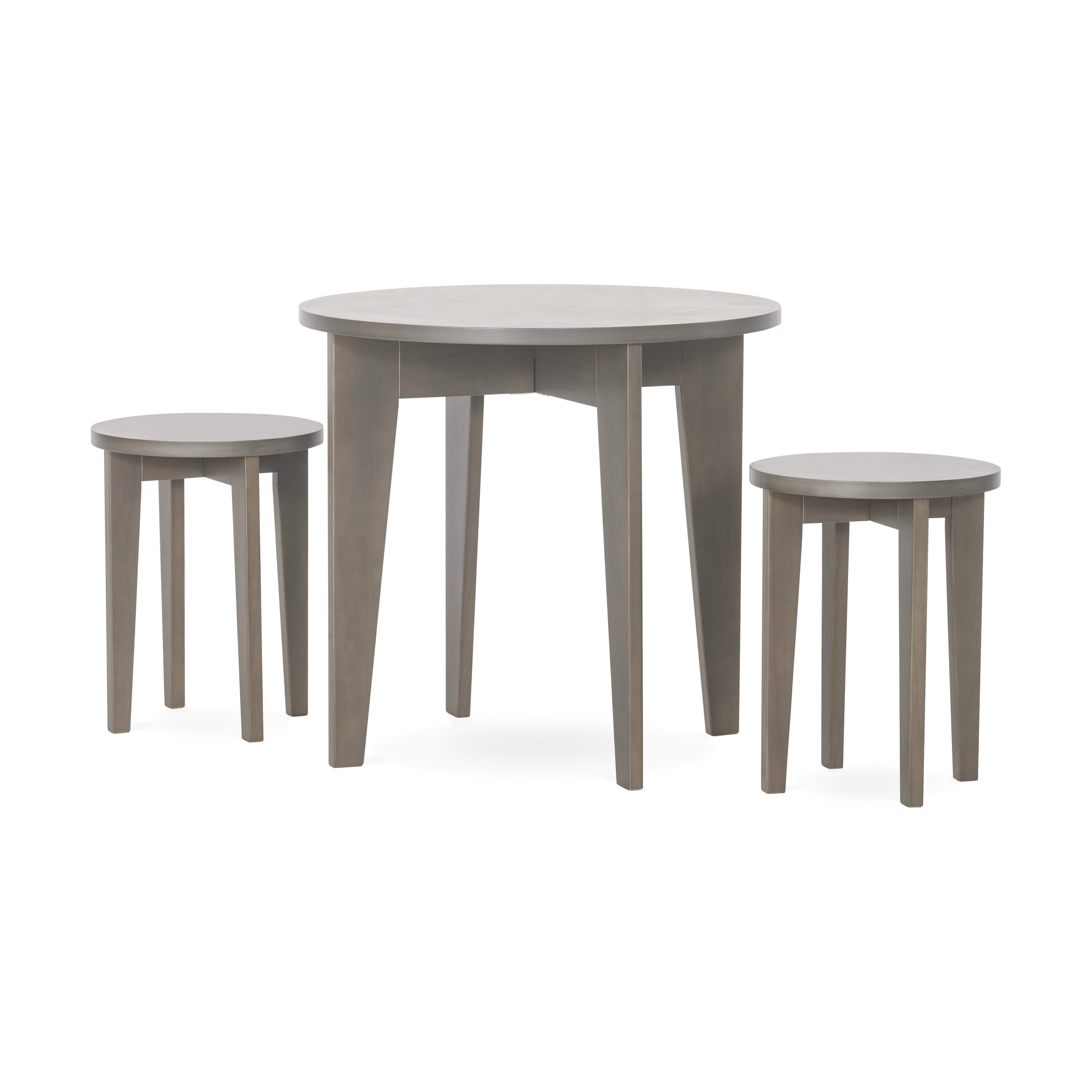 Geo Table and Stools Set. Dapper Gray - Image 4