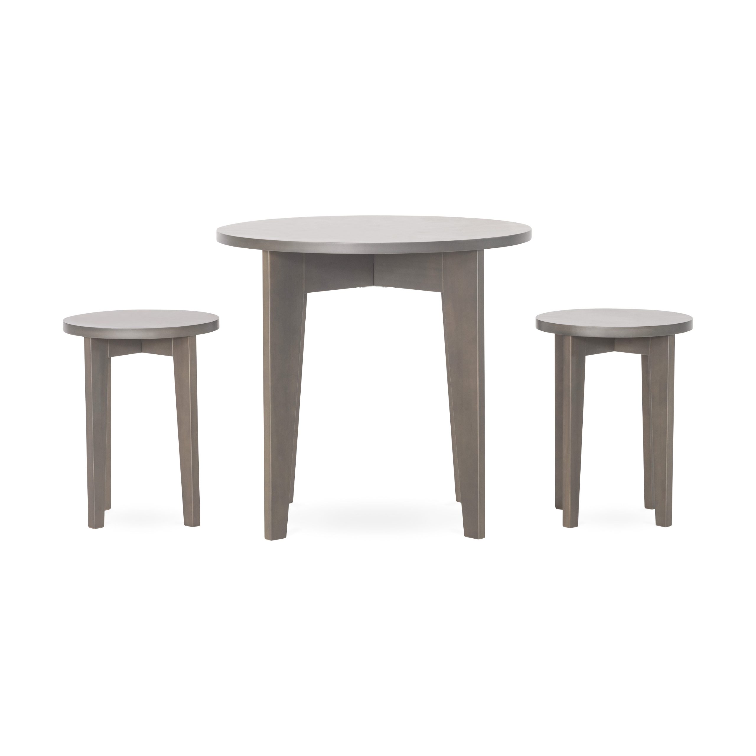 Geo Table and Stools Set. Dapper Gray - Image 5