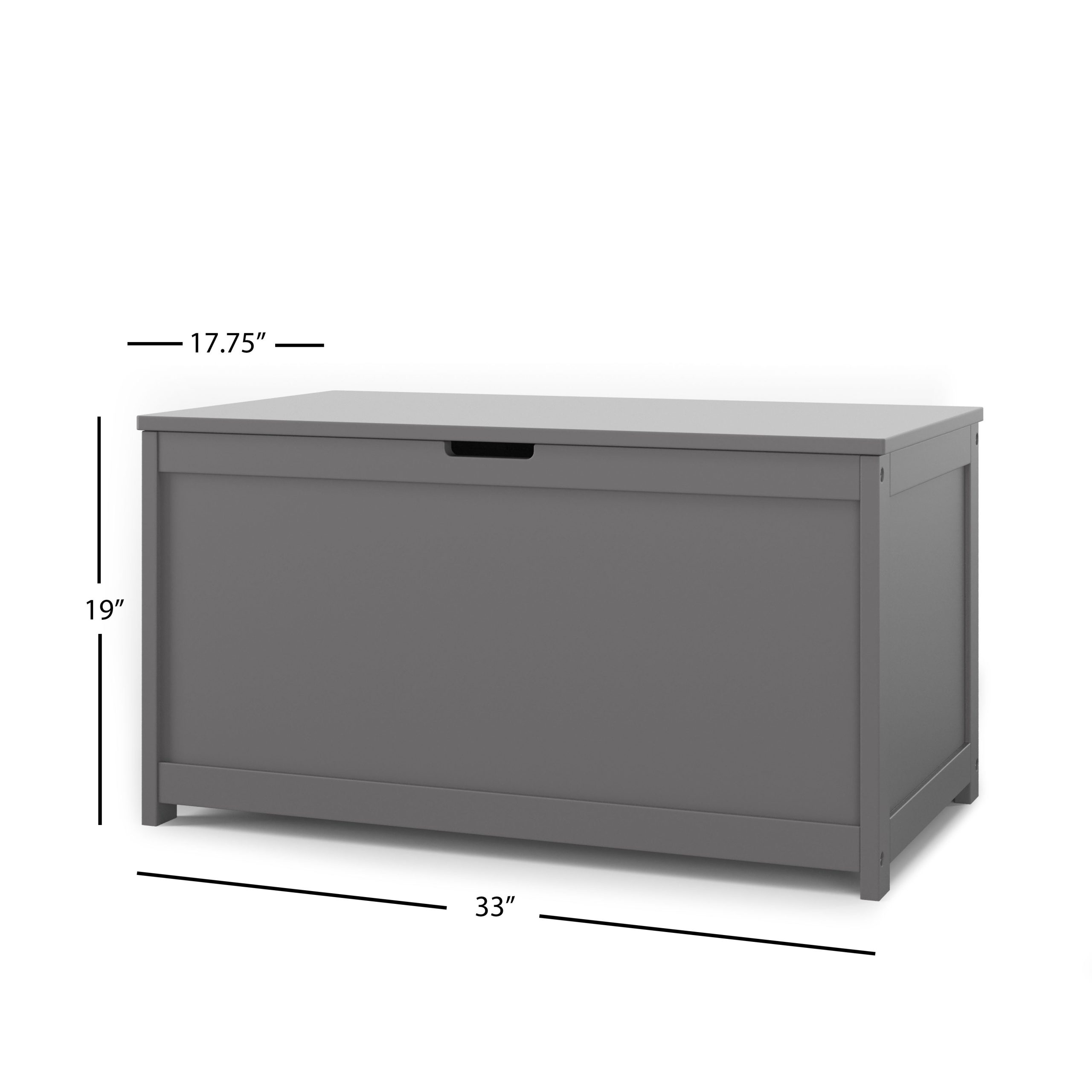 Harmony 33 Kids Toy Box. Cool Gray - Image 6