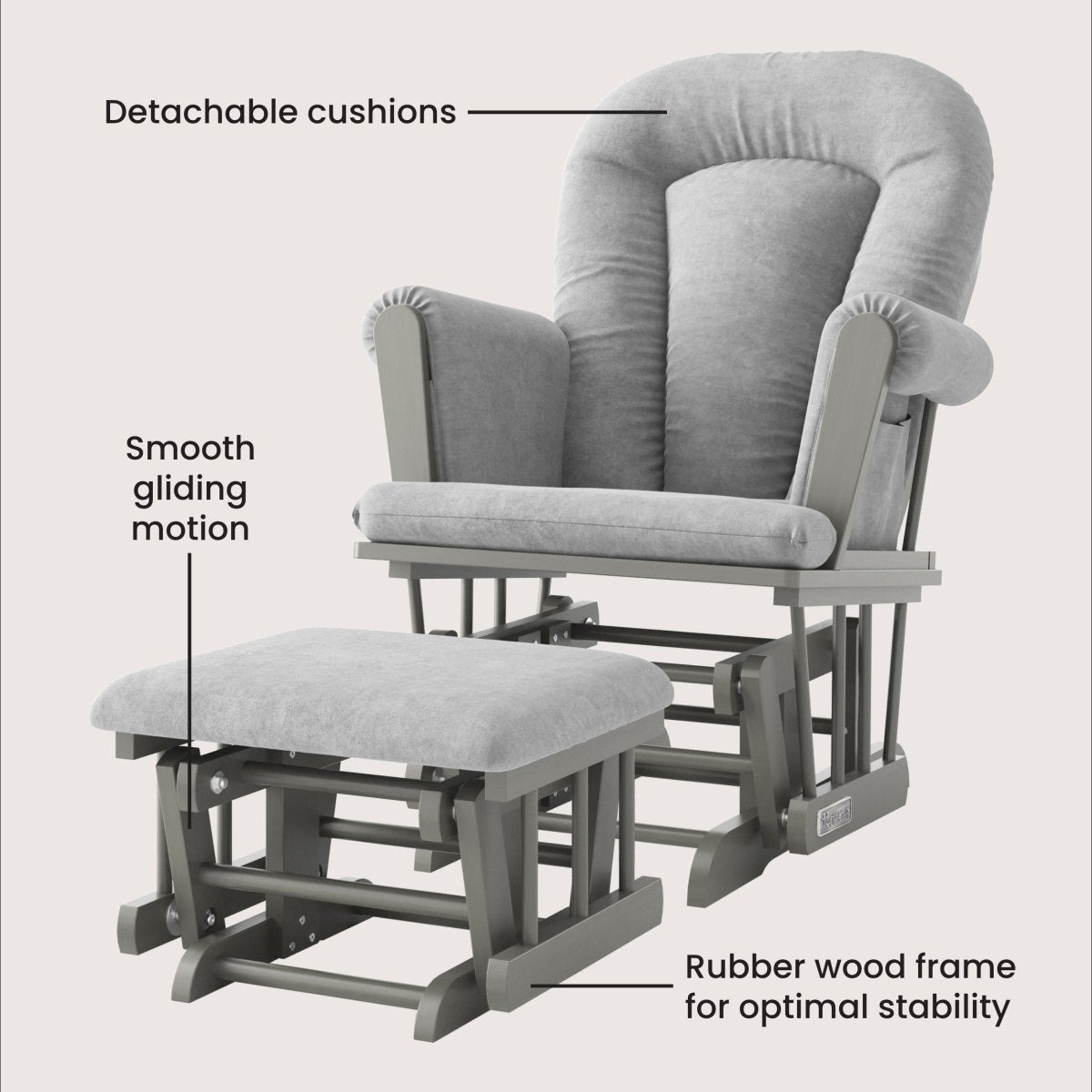 Tranquil Nursery Glider Cushion - Image 3