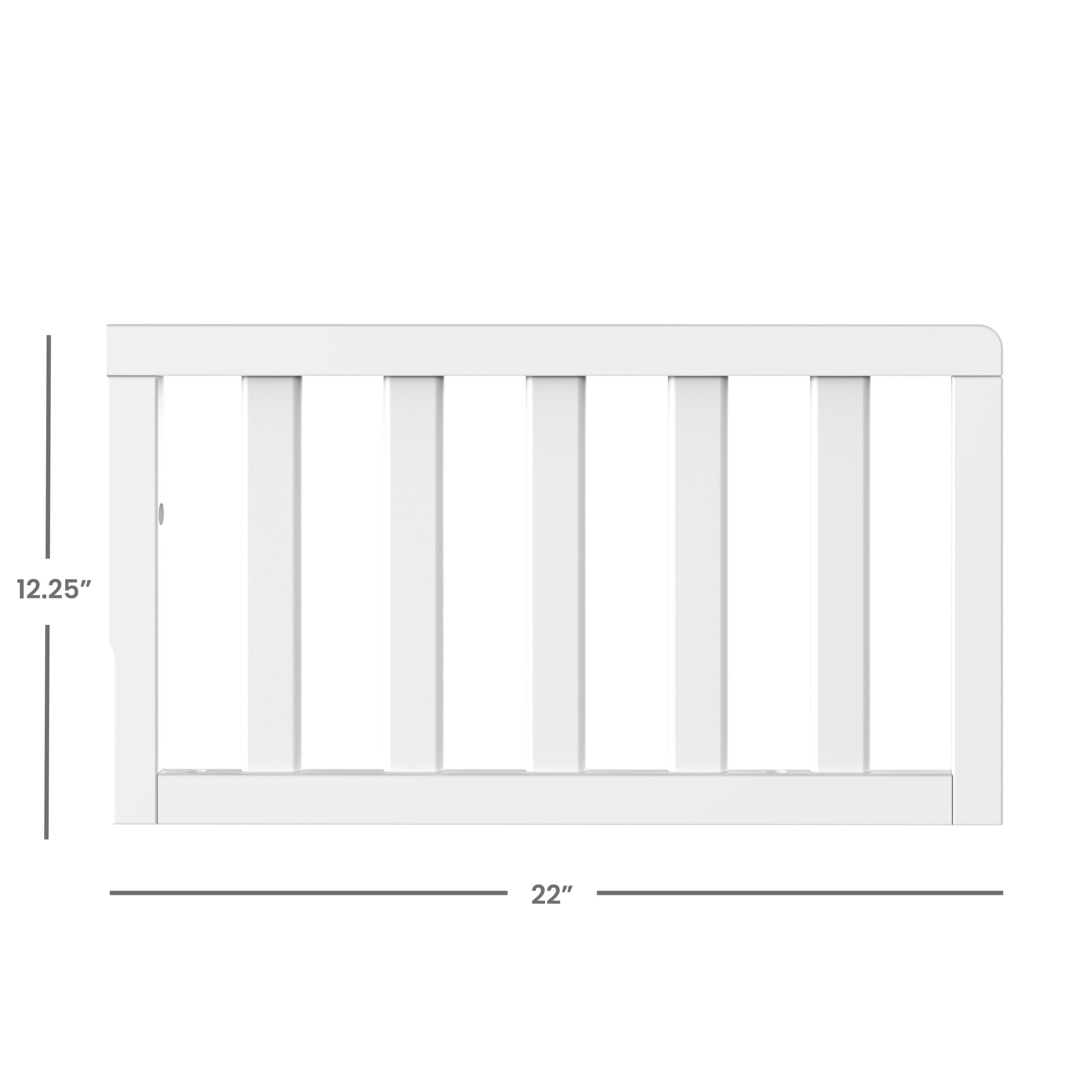 F09501 - Toddler Guard Rail - Matte White - Image 2
