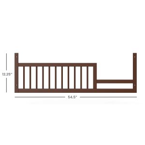 F09502 - Toddler Guard Rail. Toasted Chestnut
