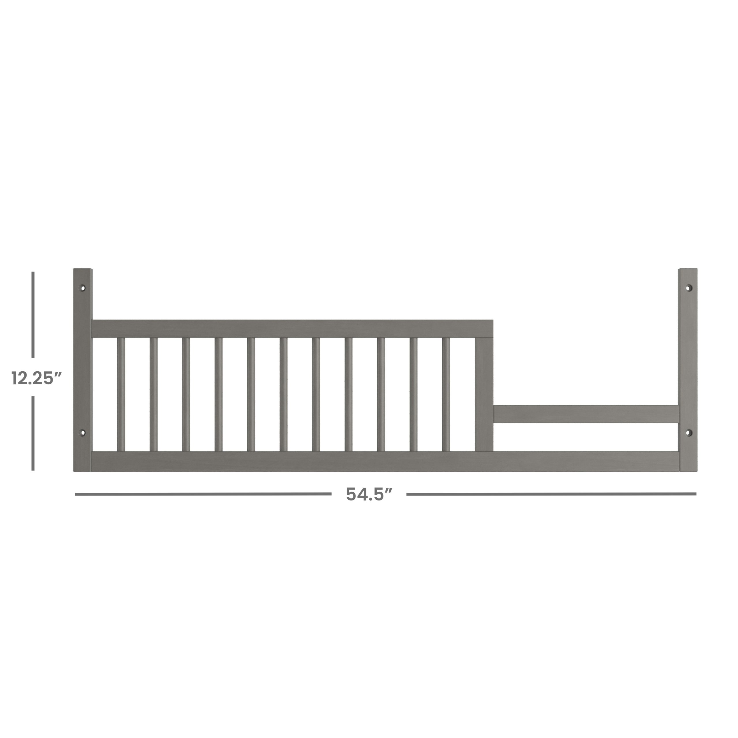 F09502 - Toddler Guard Rail. Lunar Gray