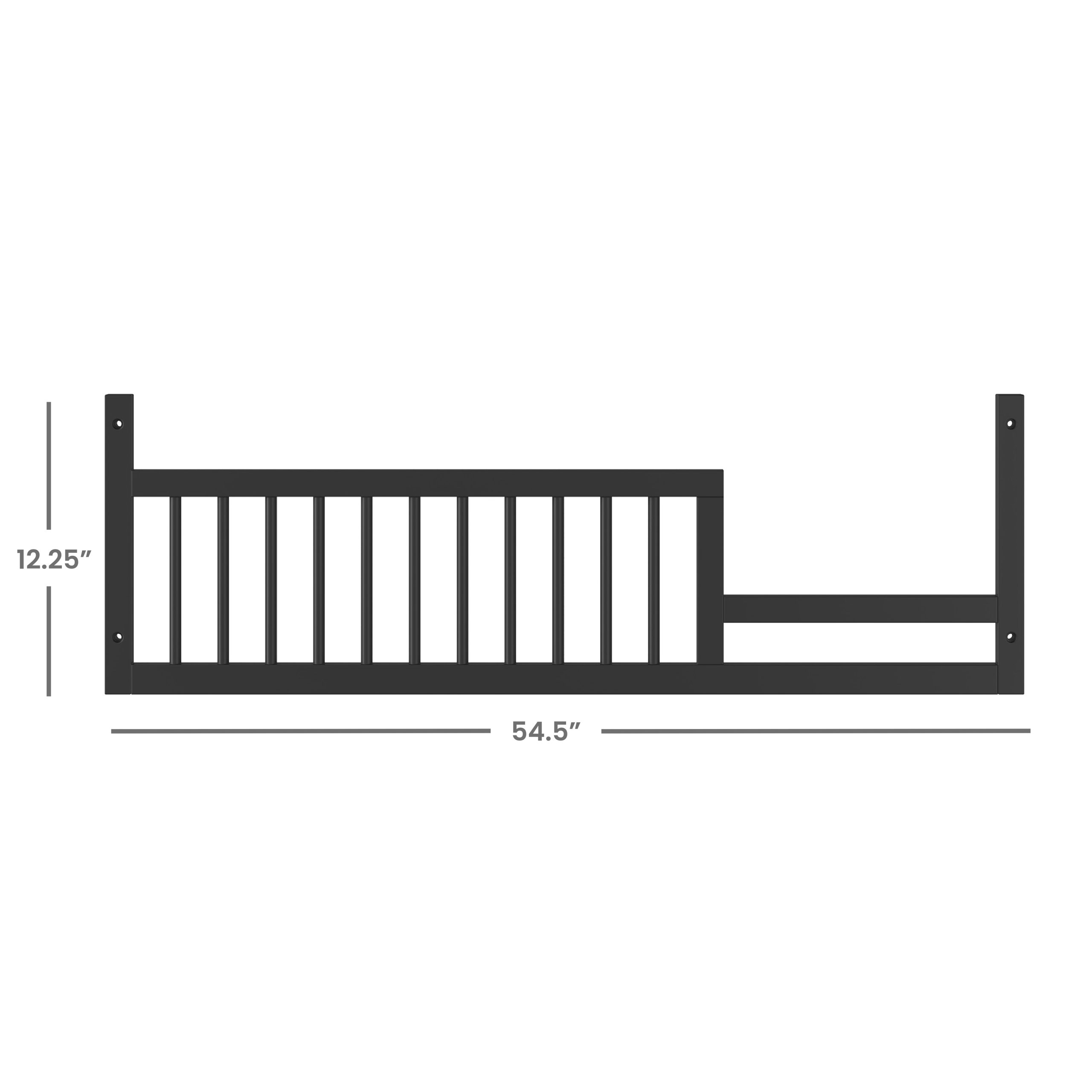 F09502 - Toddler Guard Rail. Ebony - Image 2