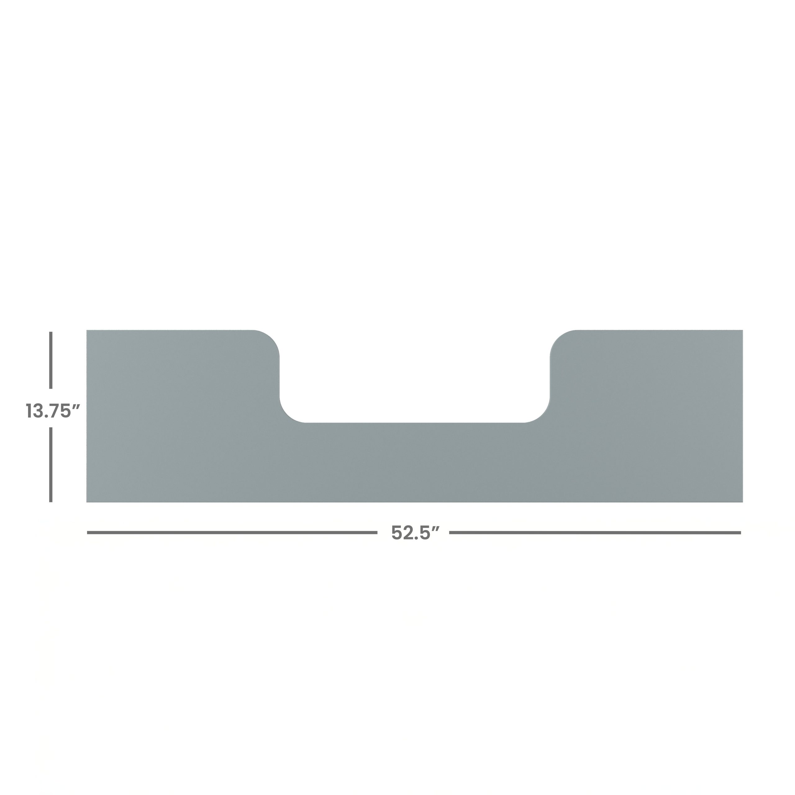 Toddler Guard Rail. Nautical Gray - Image 2