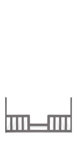 Toddler Guard Rail - Cool Grey