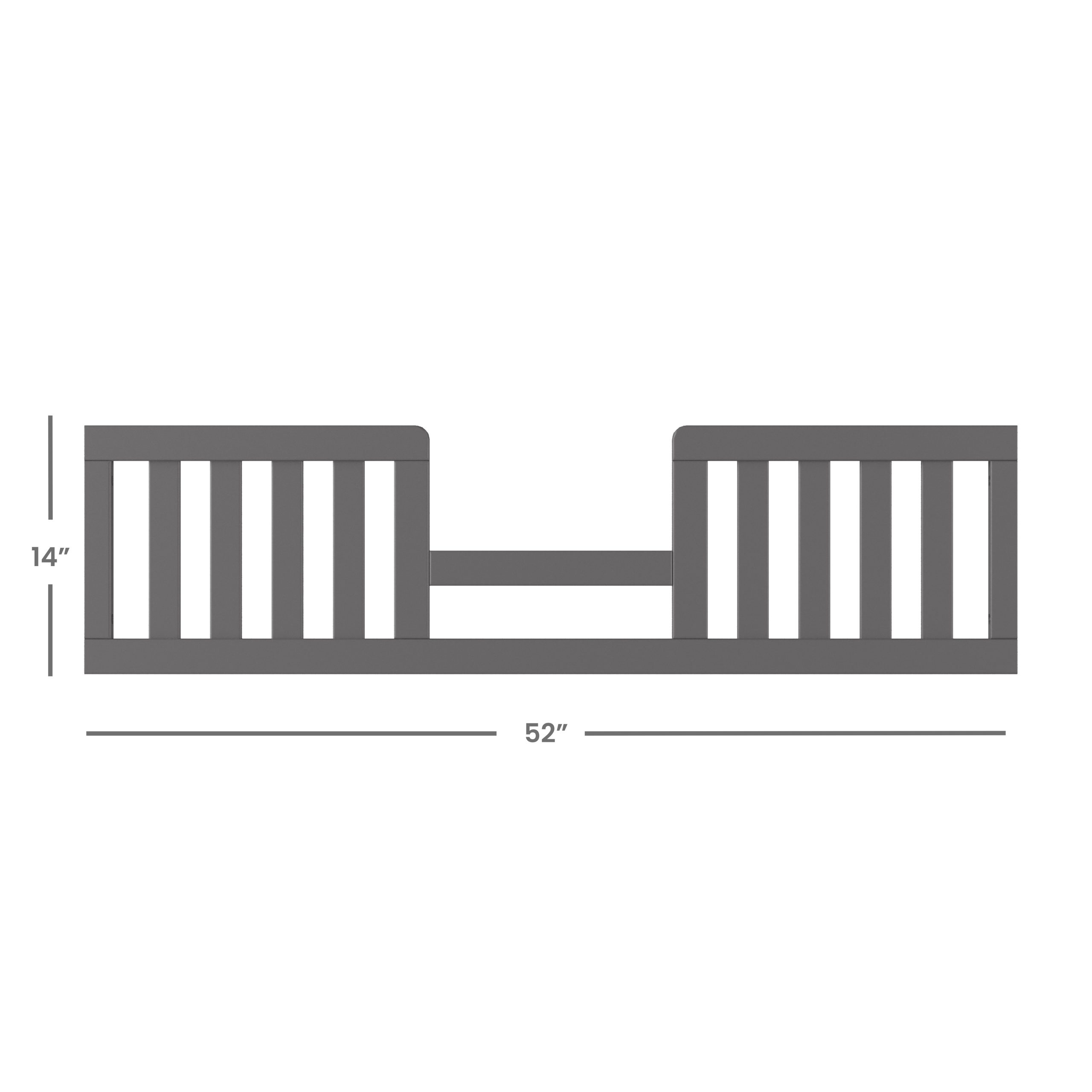 Toddler Guard Rail. Cool Gray - Image 2