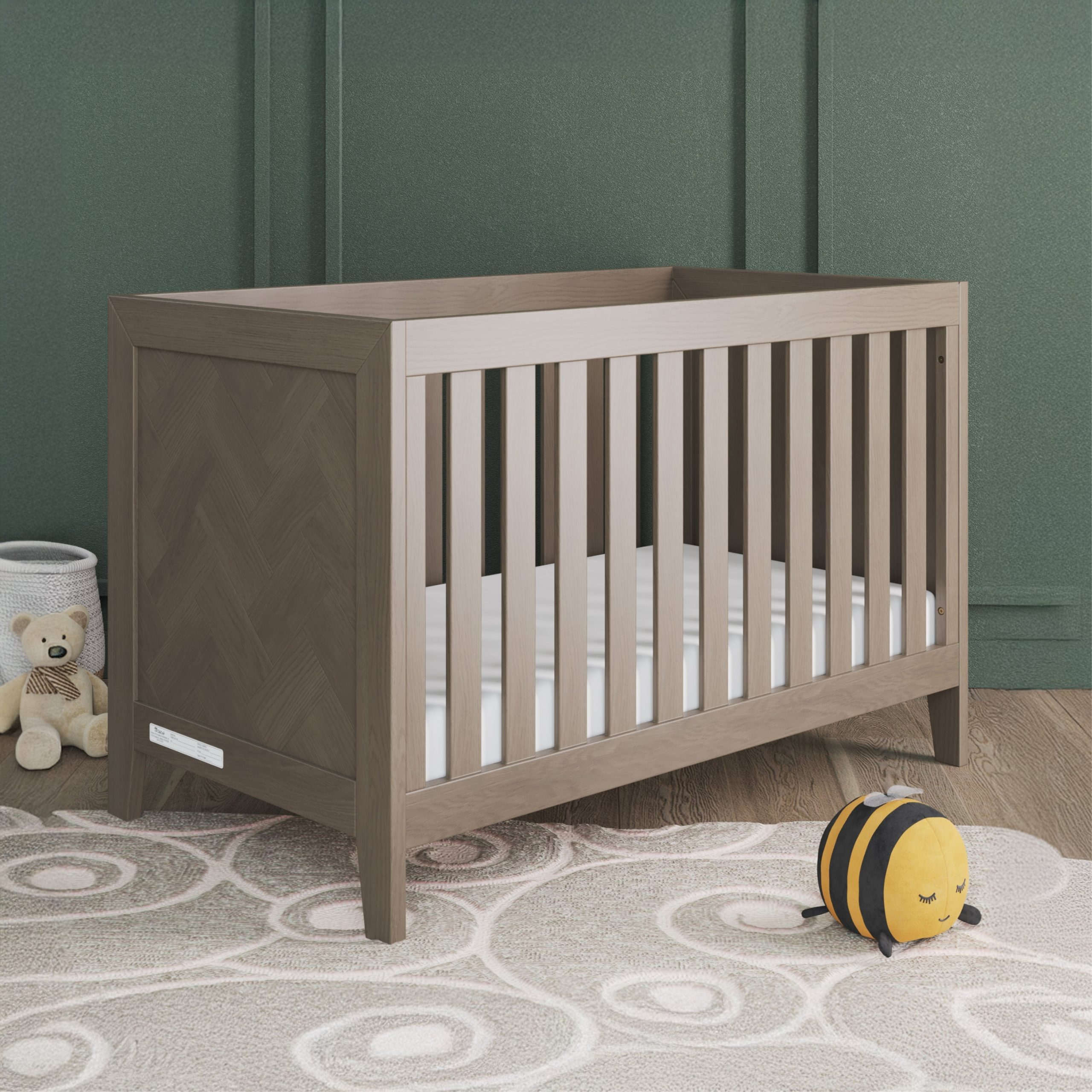Kieran 3-in-1 Convertible Crib. Crescent Gray - Image 8