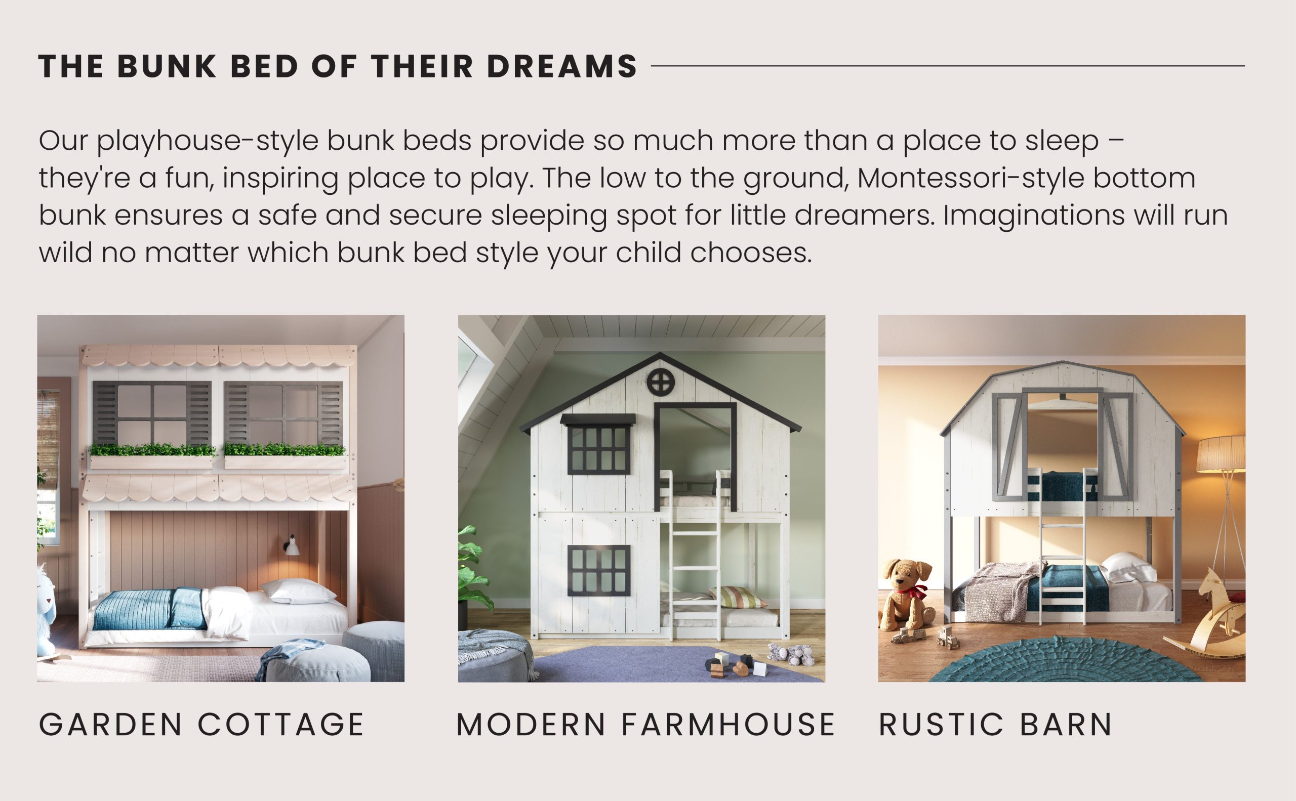 Modern Farmhouse Twin Over Twin Bunk Bed. White/Black - Image 9