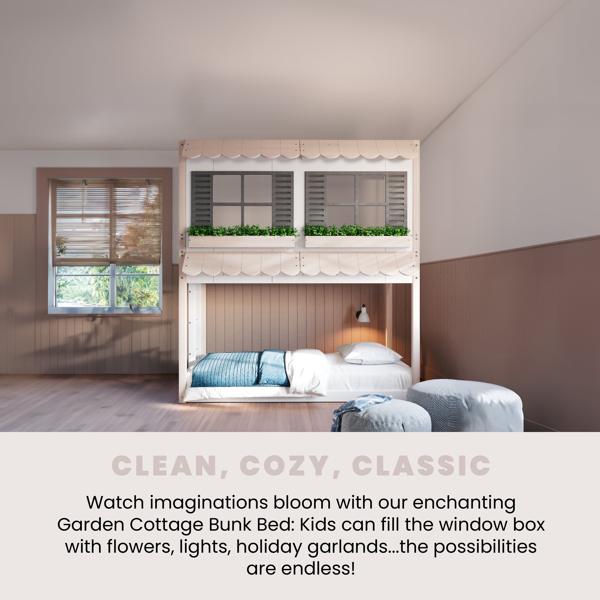Garden Cottage Twin over Twin Bunk Bed - Image 17
