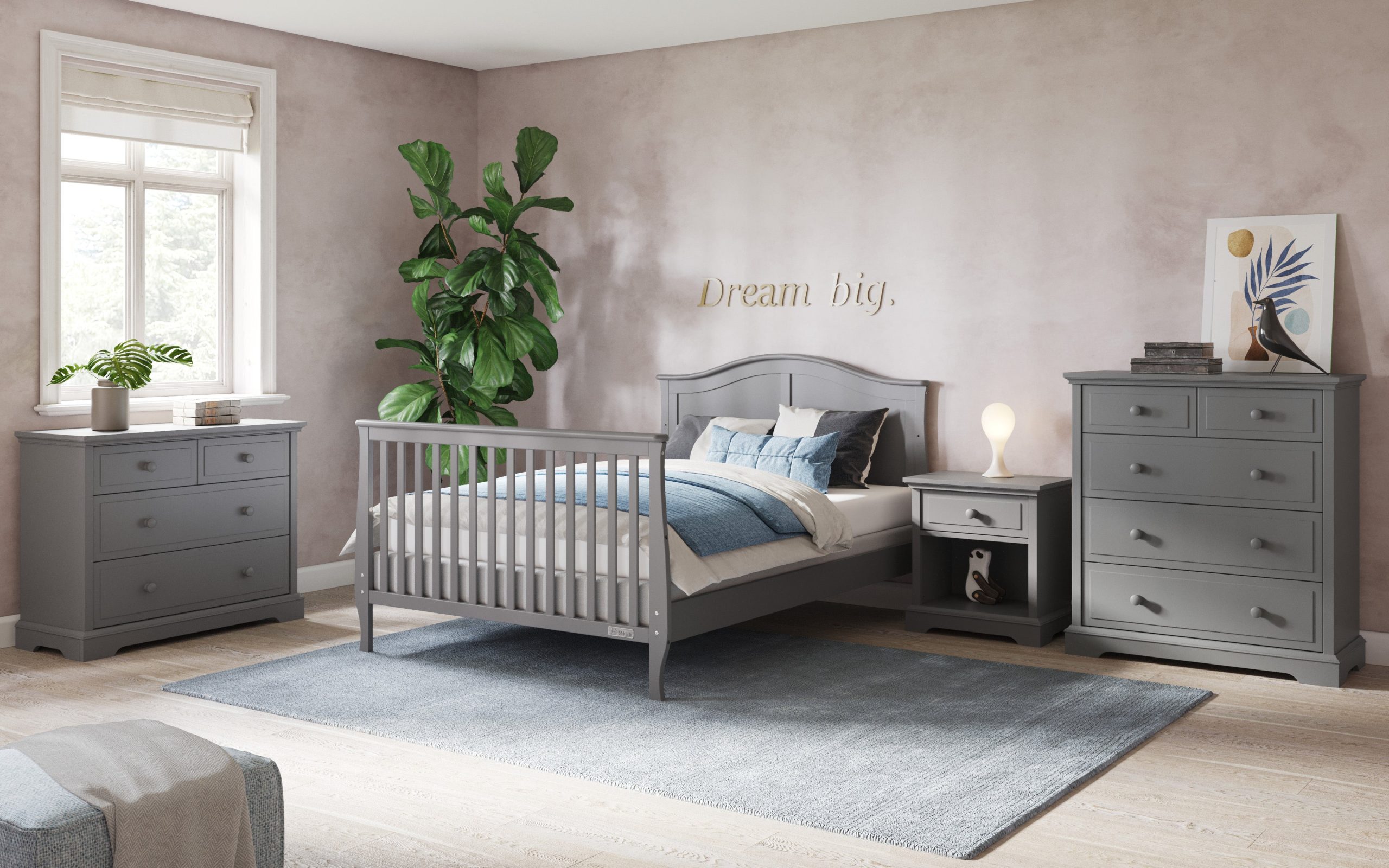Camden 4-in-1 Convertible Crib. Cool Grey - Image 5