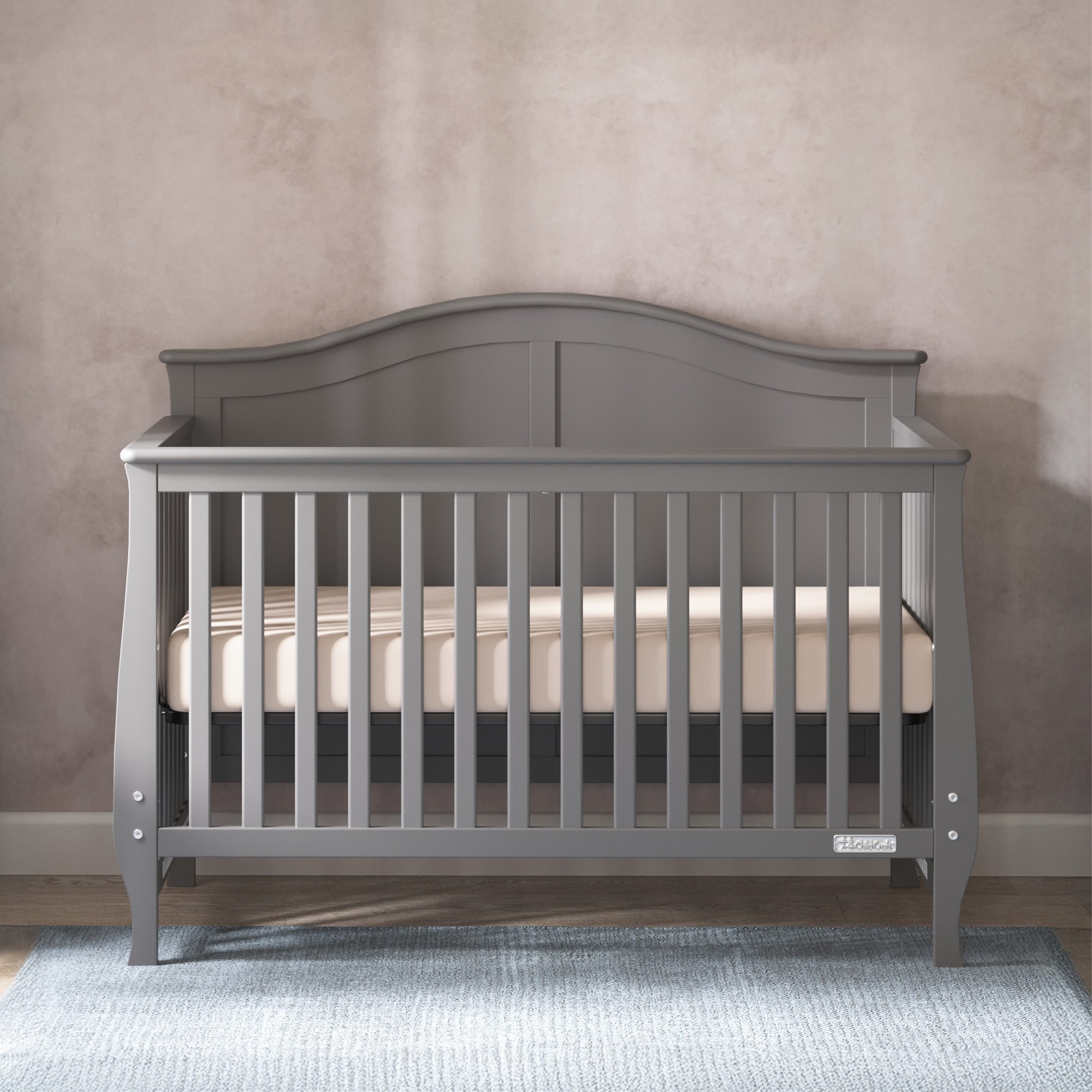 Camden 4-in-1 Convertible Crib. Cool Grey - Image 9