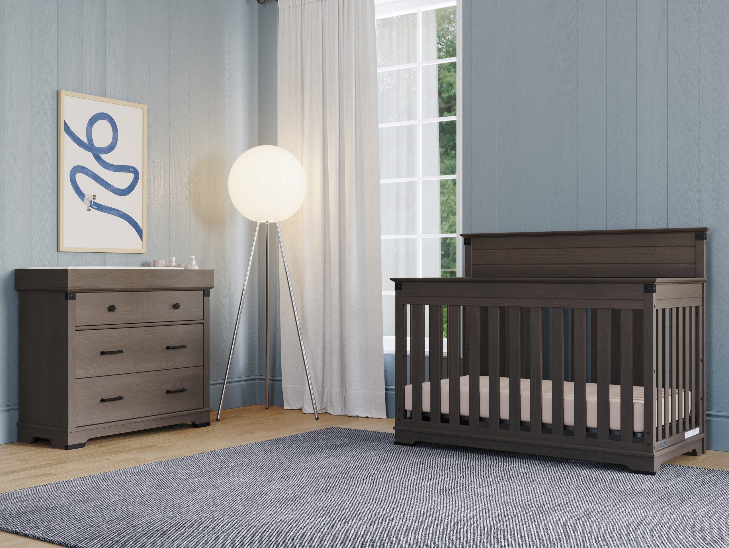 F01792 - Universal Changing Table Topper. Dapper Gray - Image 8
