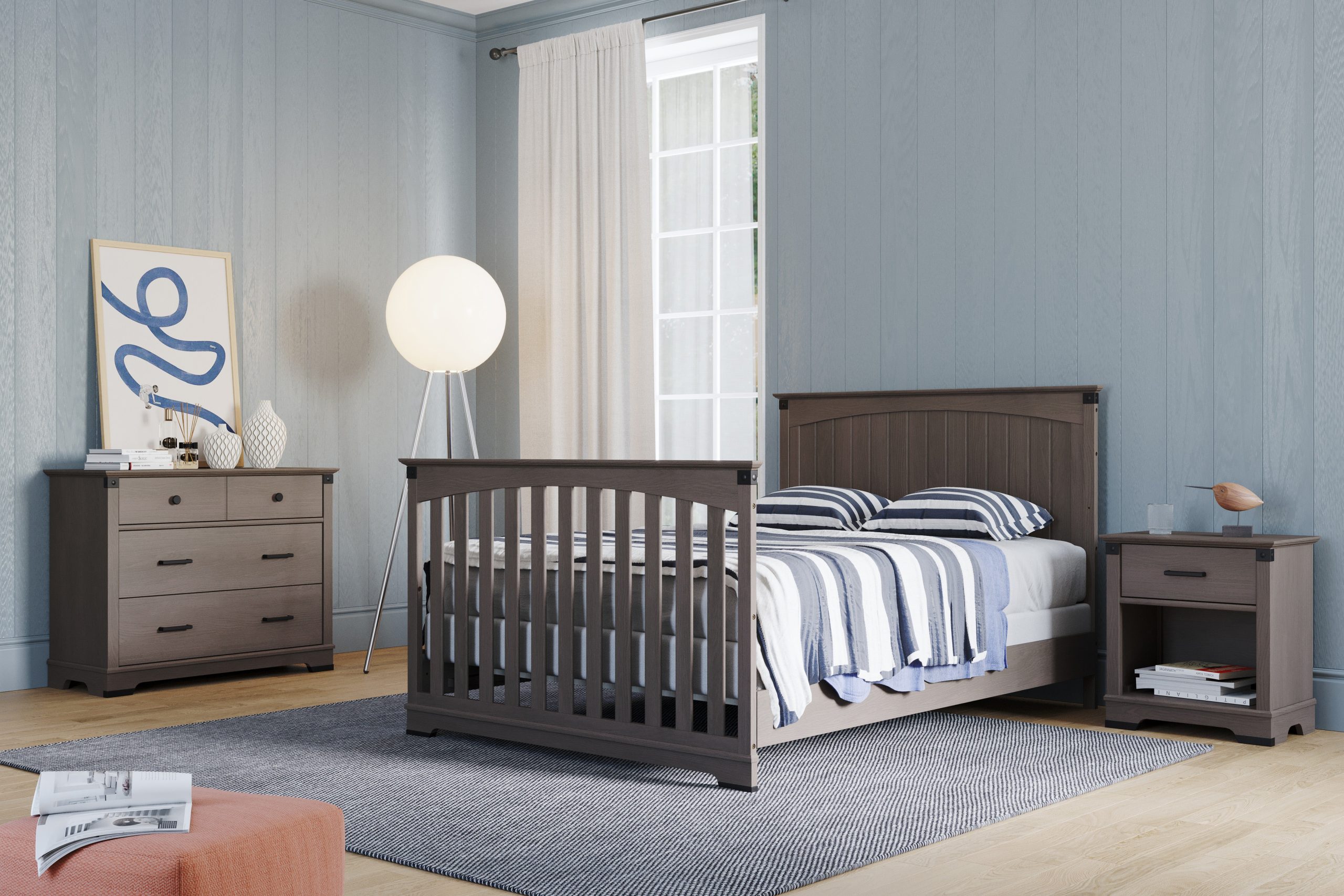 Redmond Nightstand. Dapper Gray - Image 14