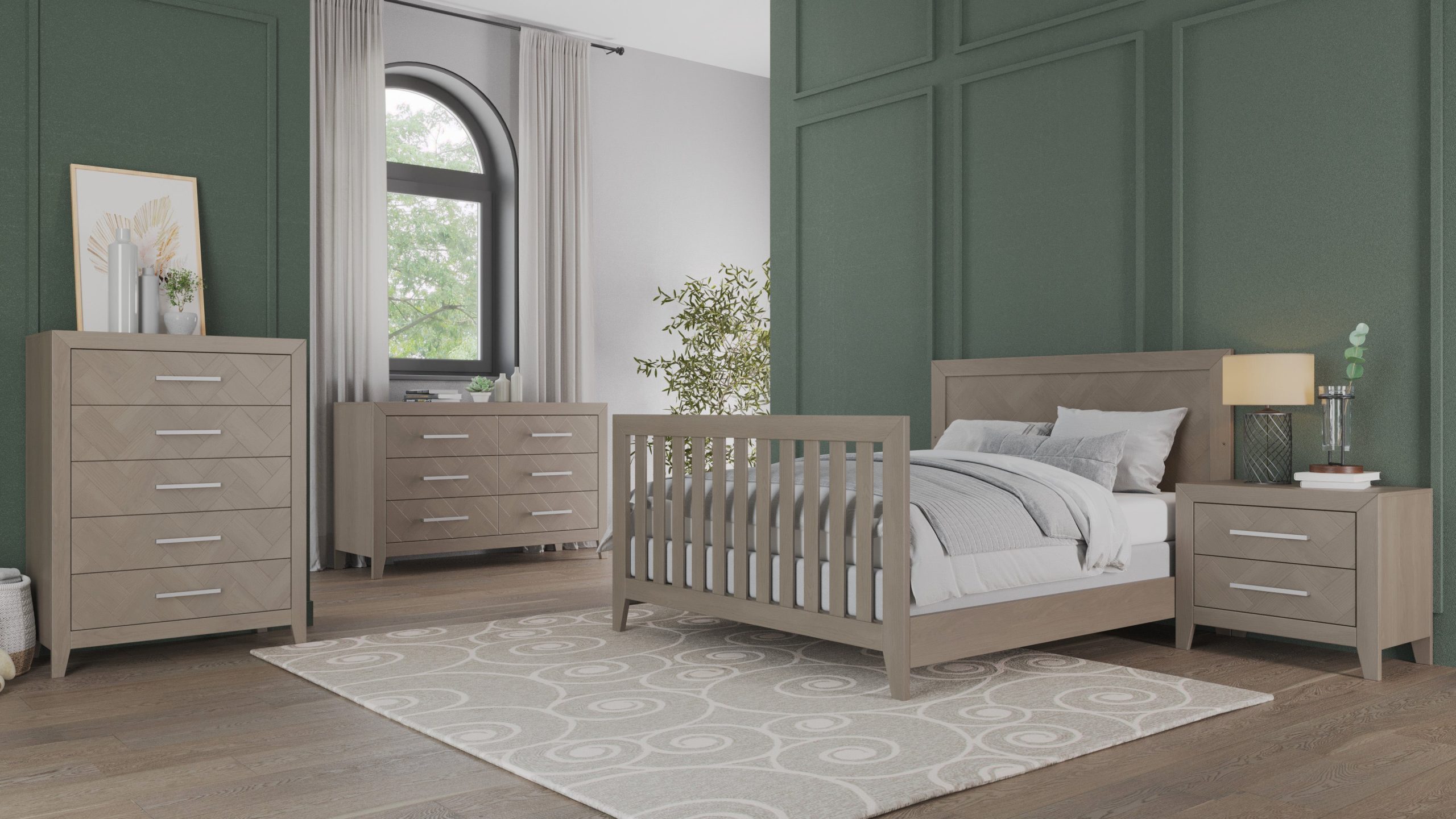 Kieran 5-Drawer Chest. Crescent Gray - Image 6