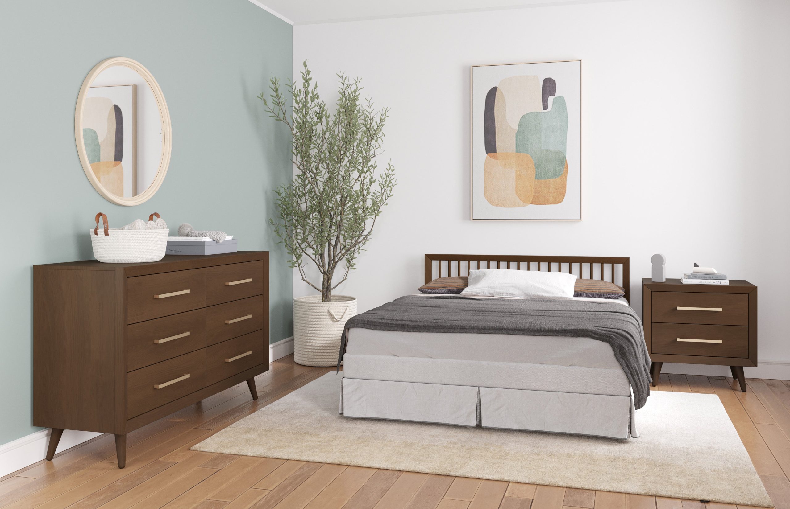 Cranbrook Nightstand. Toasted Chestnut - Image 4