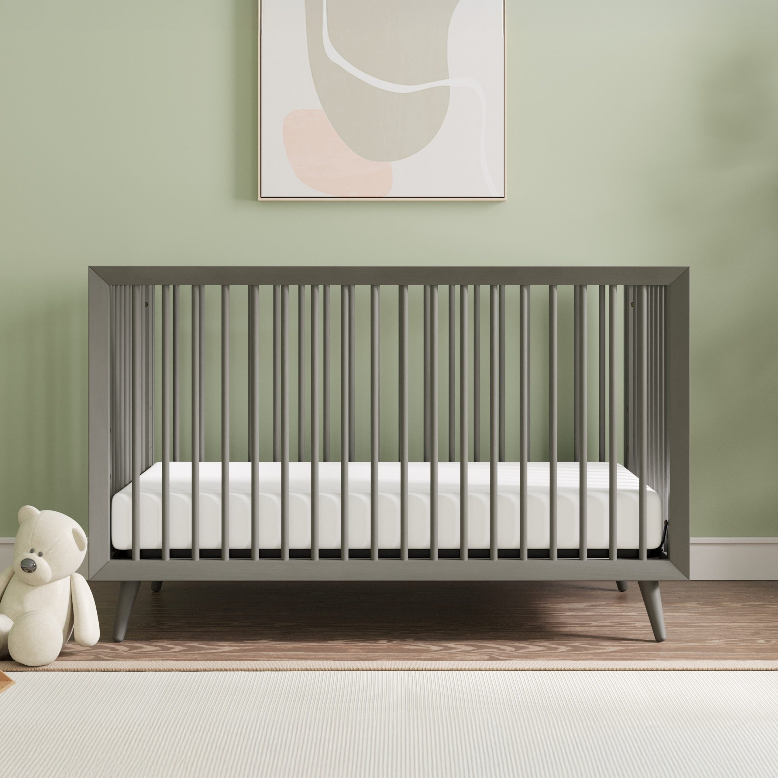Cranbrook 4-in-1 Convertible Crib. Lunar Gray - Image 9