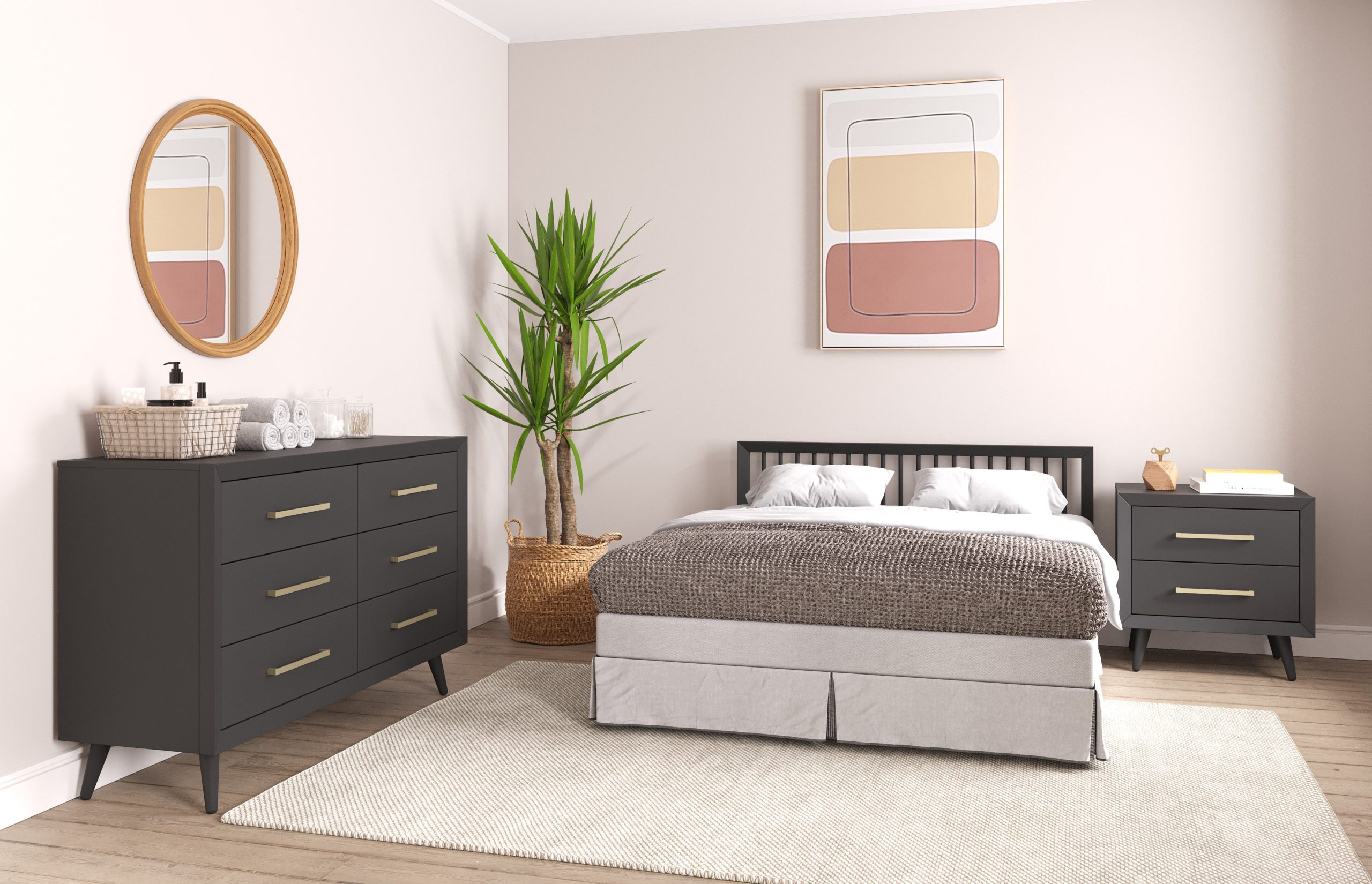 Cranbrook Nightstand. Ebony - Image 5