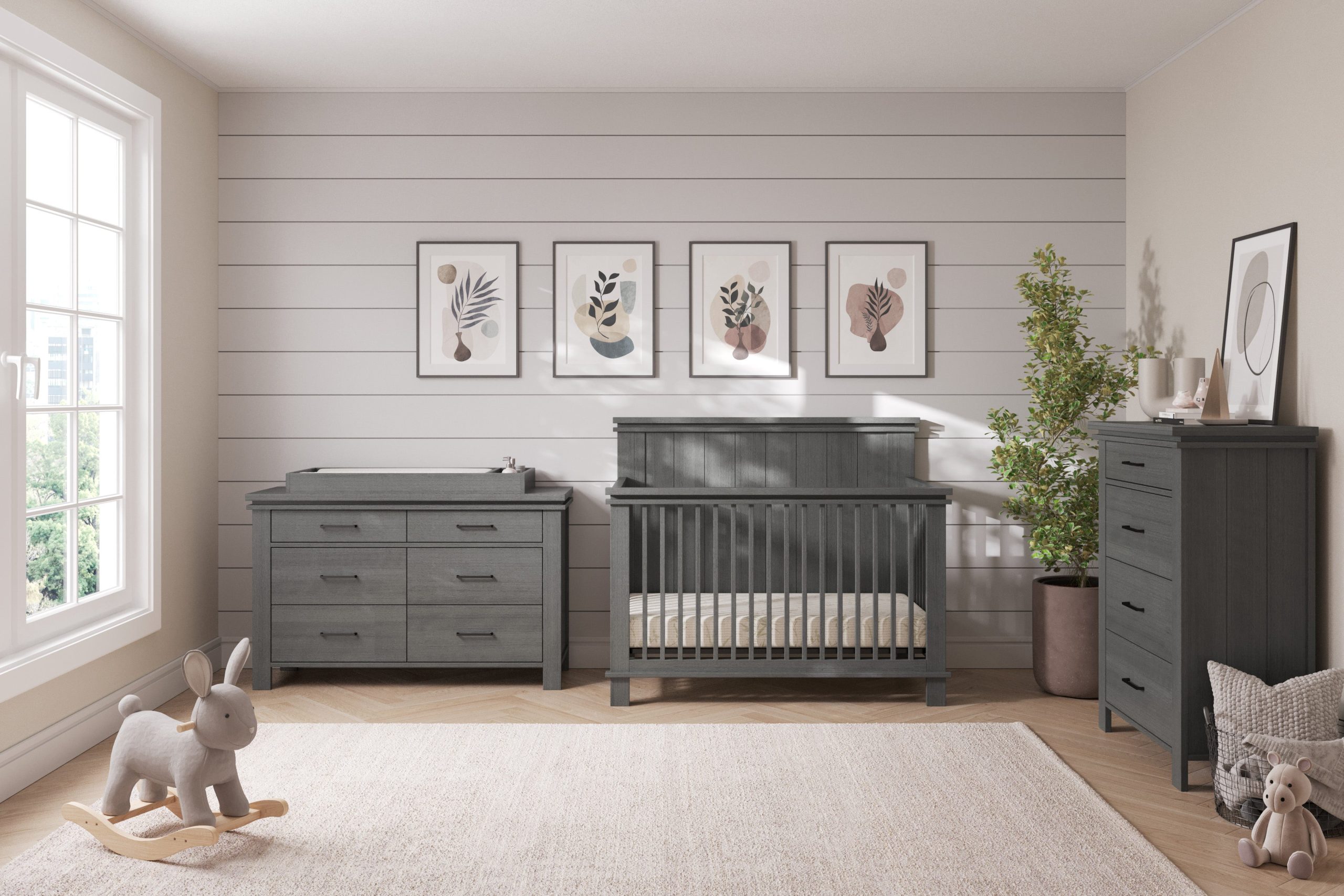F01792 - Universal Changing Table Topper. Midnight Gray - Image 6