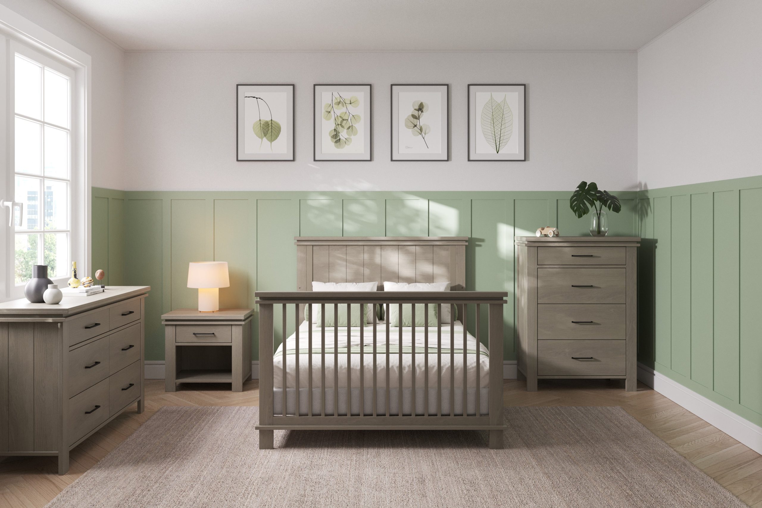 F06424 - Full-Size Bed Rails. Midnight Grey - Image 5