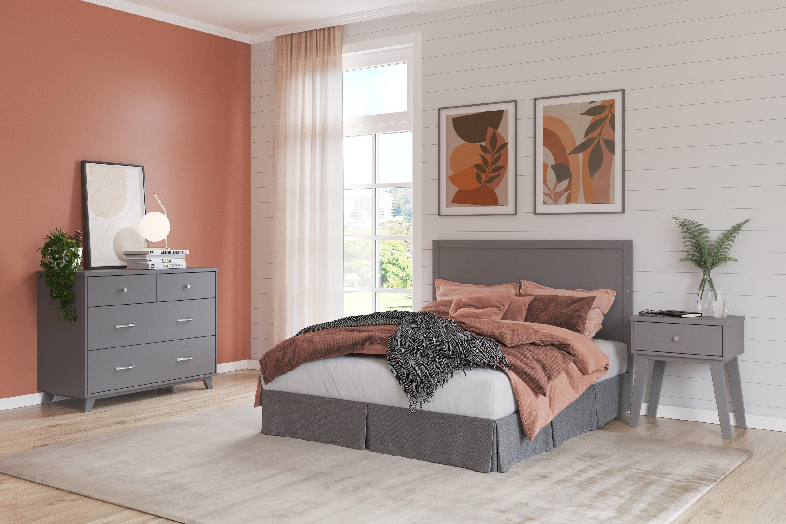 Soho 4-in-1 Flat Top Convertible Crib. Cool Gray - Image 5