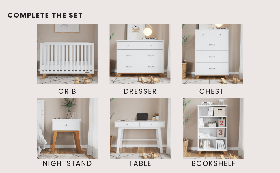Soho Nightstand. White/Natural - Image 10