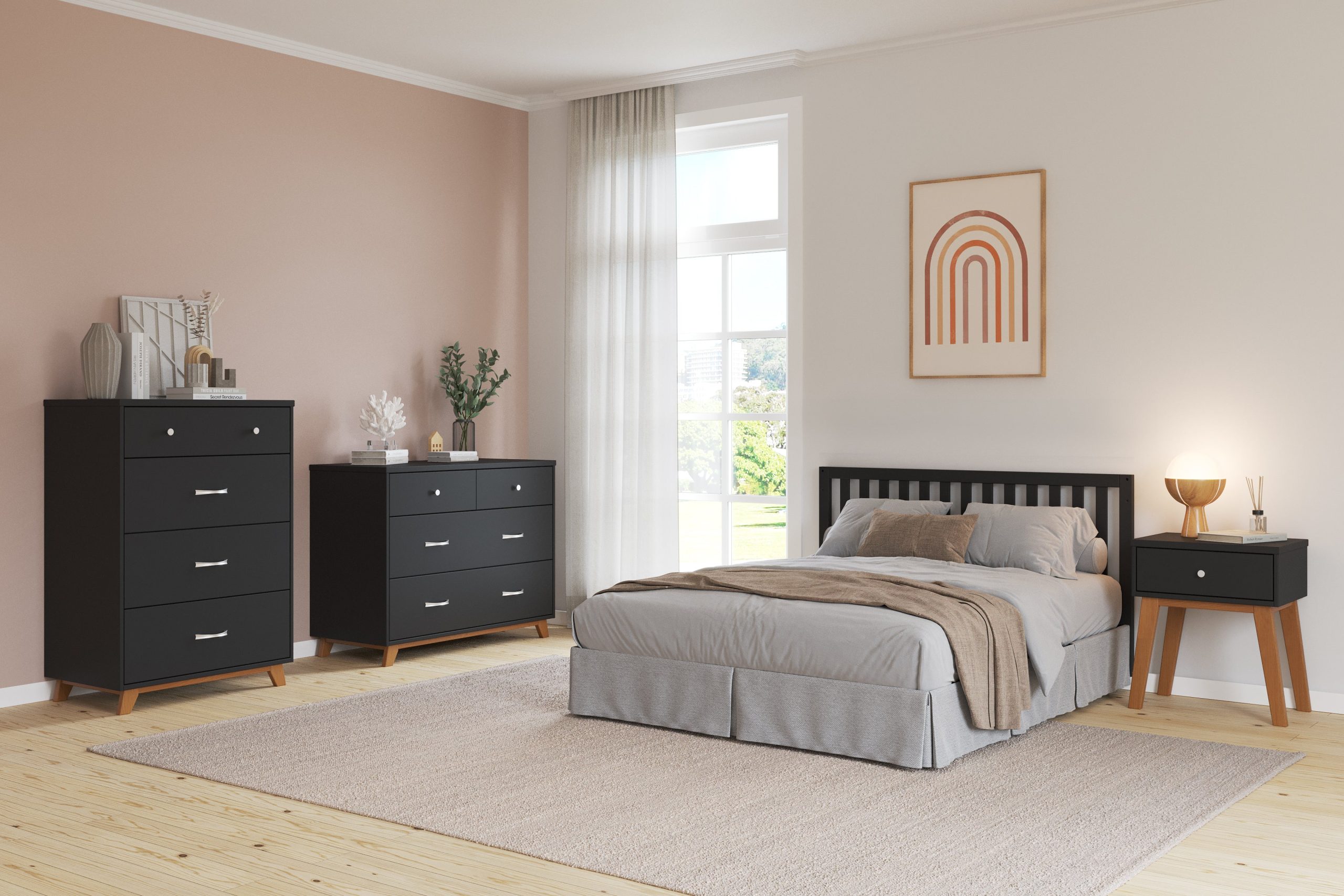 Soho 4-in-1 Convertible Crib. Ebony - Image 5