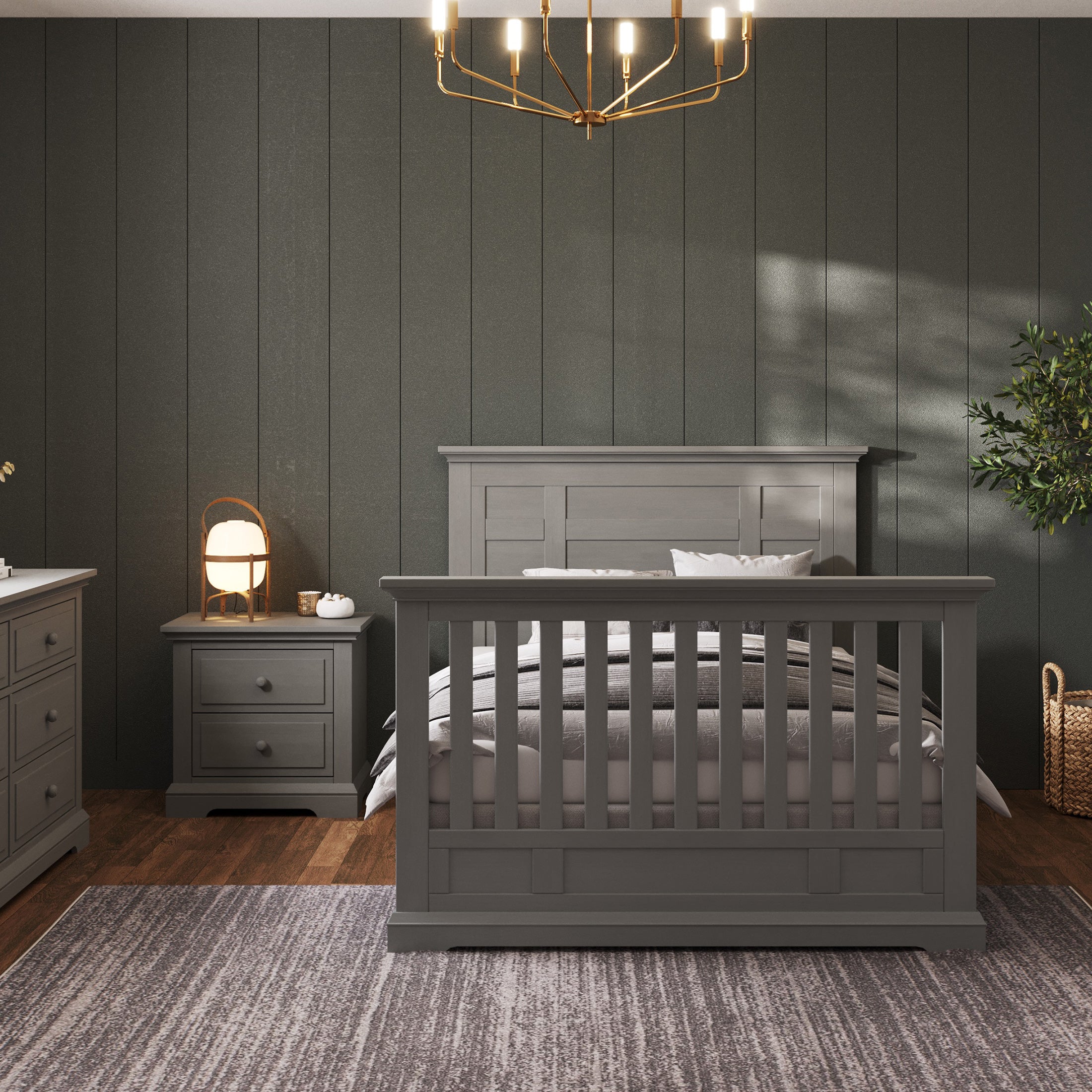Jordyn Nightstand. Ready-to-Assemble. Lunar Gray - Image 14