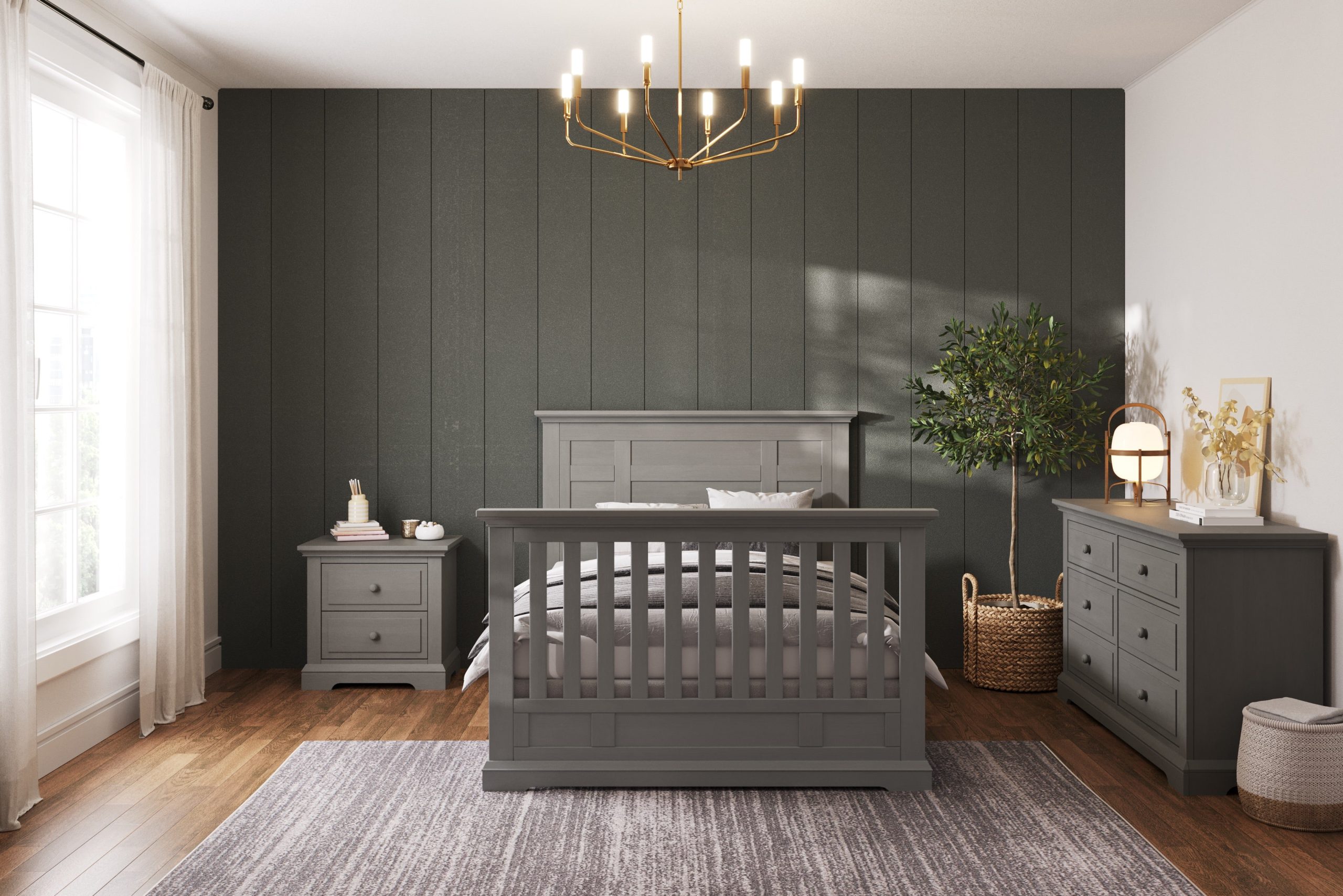 Jordyn Nightstand. Ready-to-Assemble. Lunar Gray - Image 15