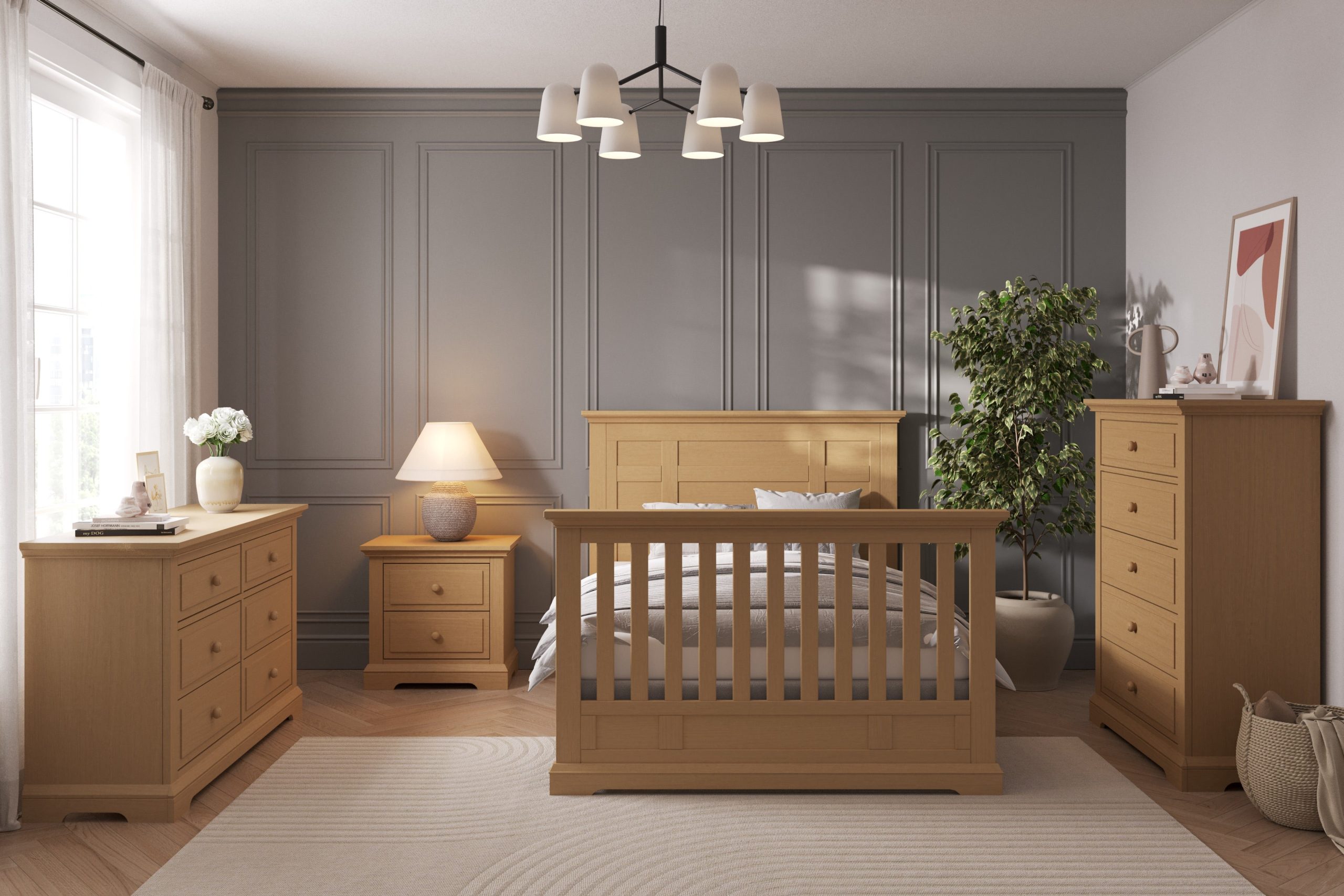 Jordyn Nightstand. Ready-to-Assemble. Biscotti - Image 10