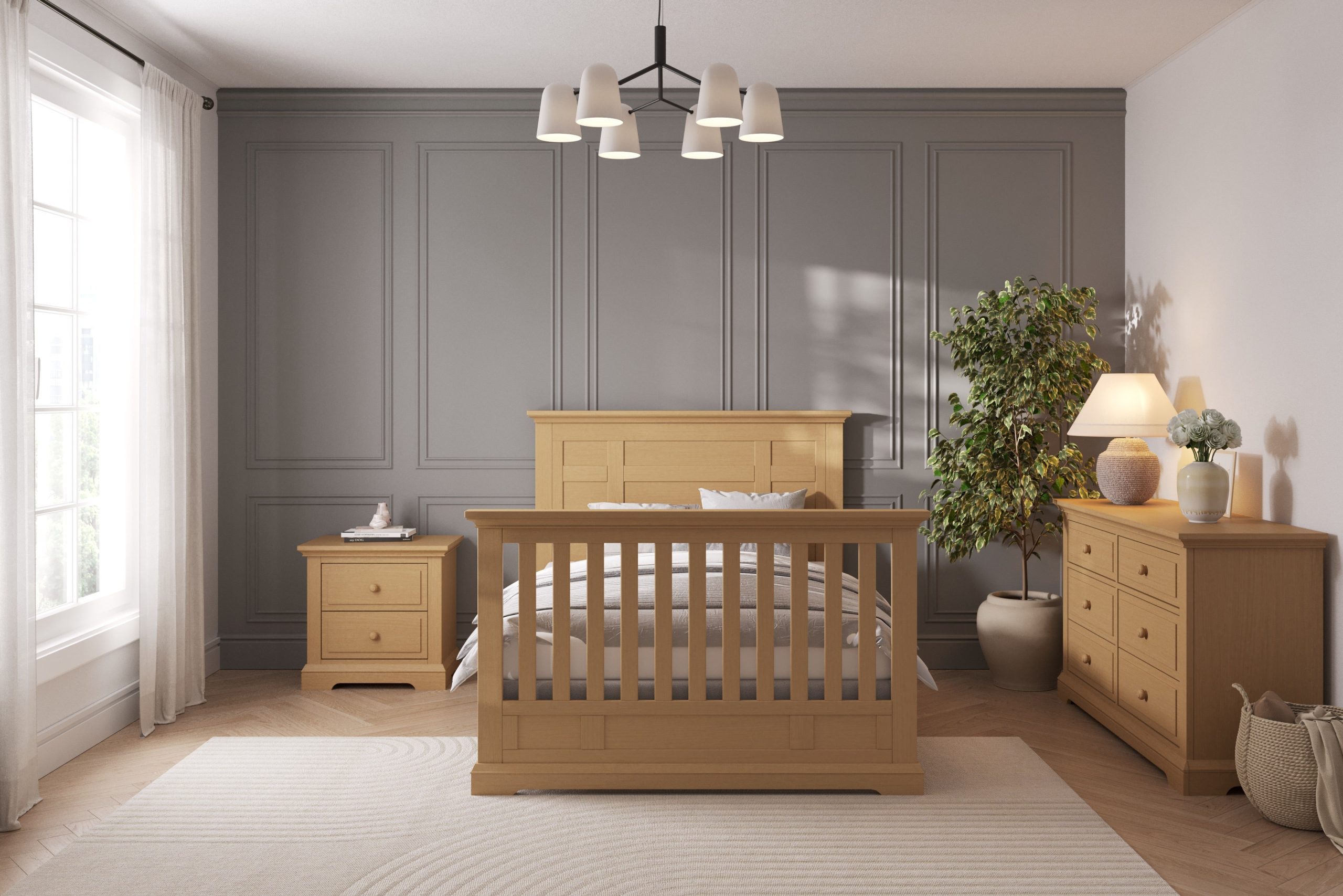 Jordyn Nightstand. Ready-to-Assemble. Biscotti - Image 11