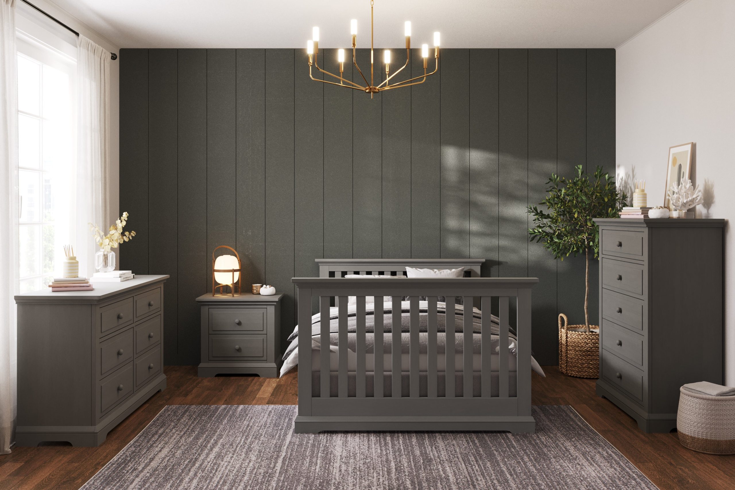Jordyn Nightstand. Ready-to-Assemble. Lunar Gray - Image 10