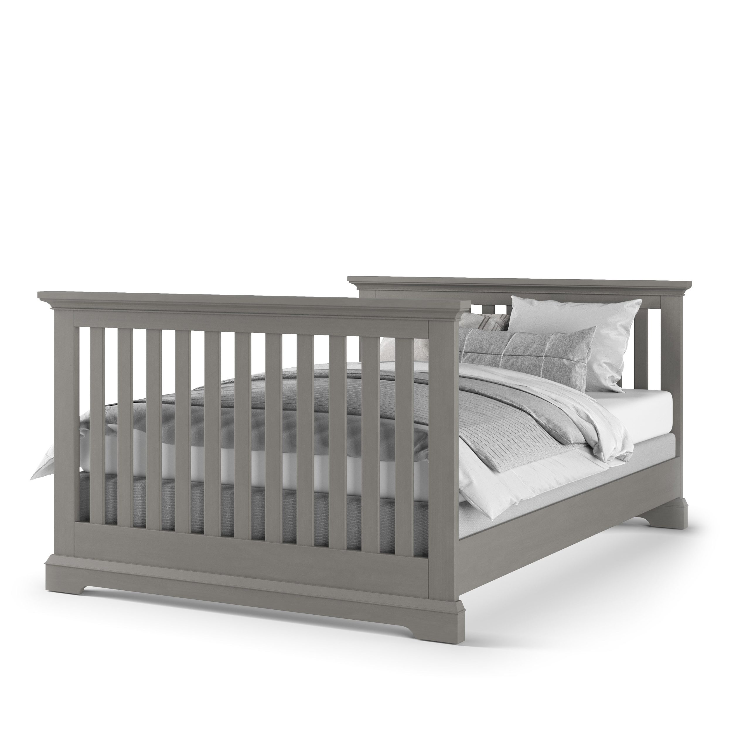 F06434 - Full-Size Bed Rail - Lunar Grey - Image 3
