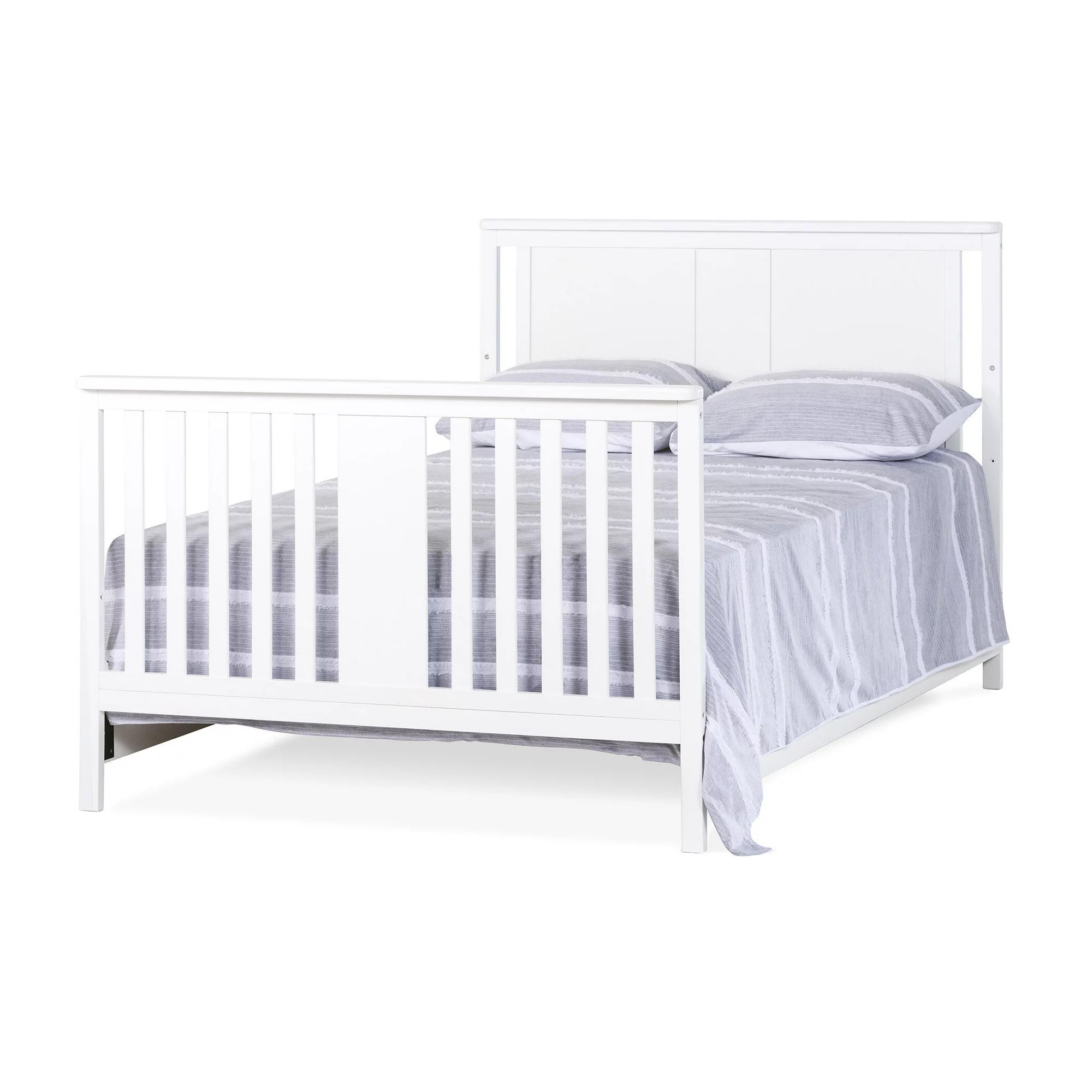 F06401 - Full-Size Bed Rails. Matte White - Image 6