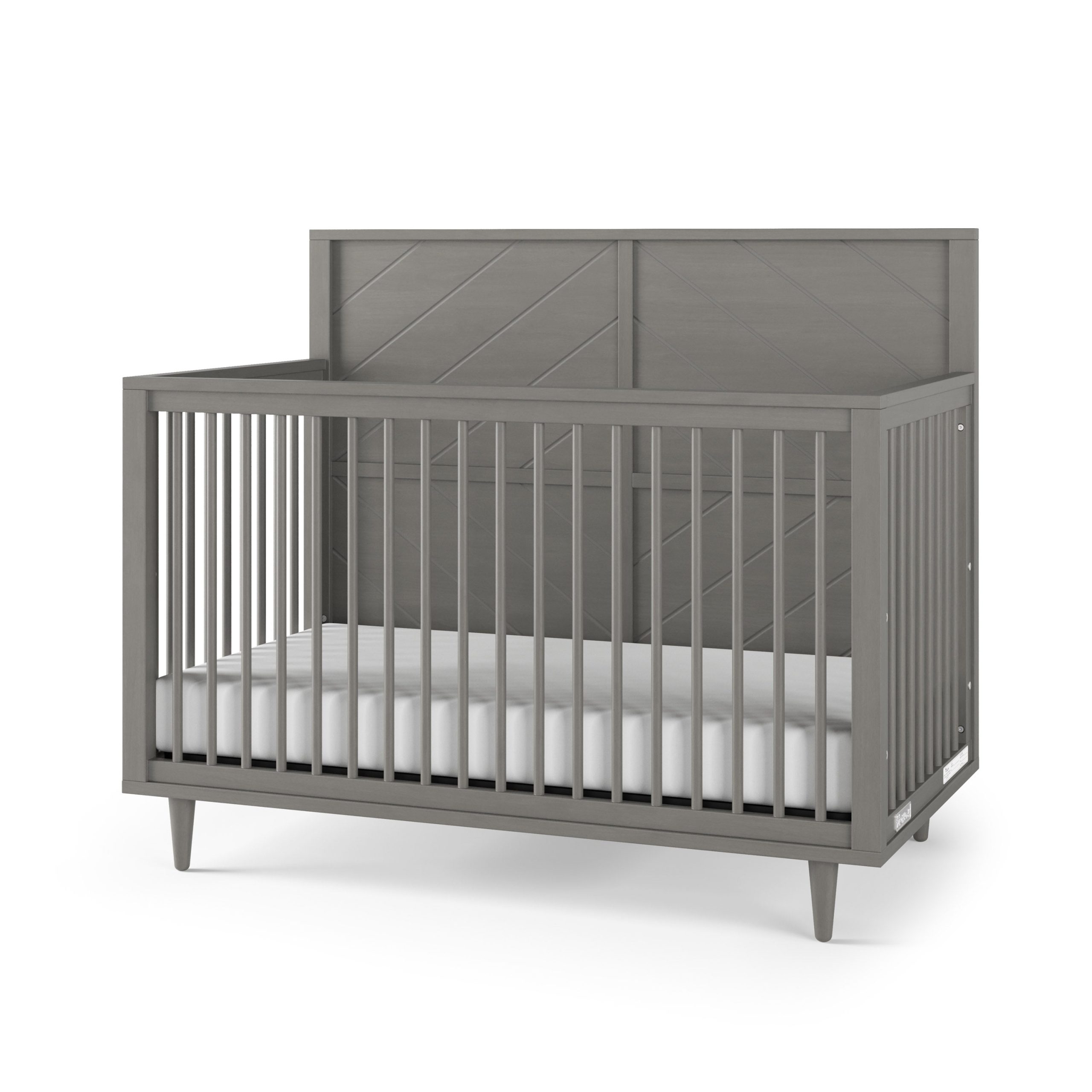 Surrey Hill 4-in-1 Convertible Crib. Lunar Gray