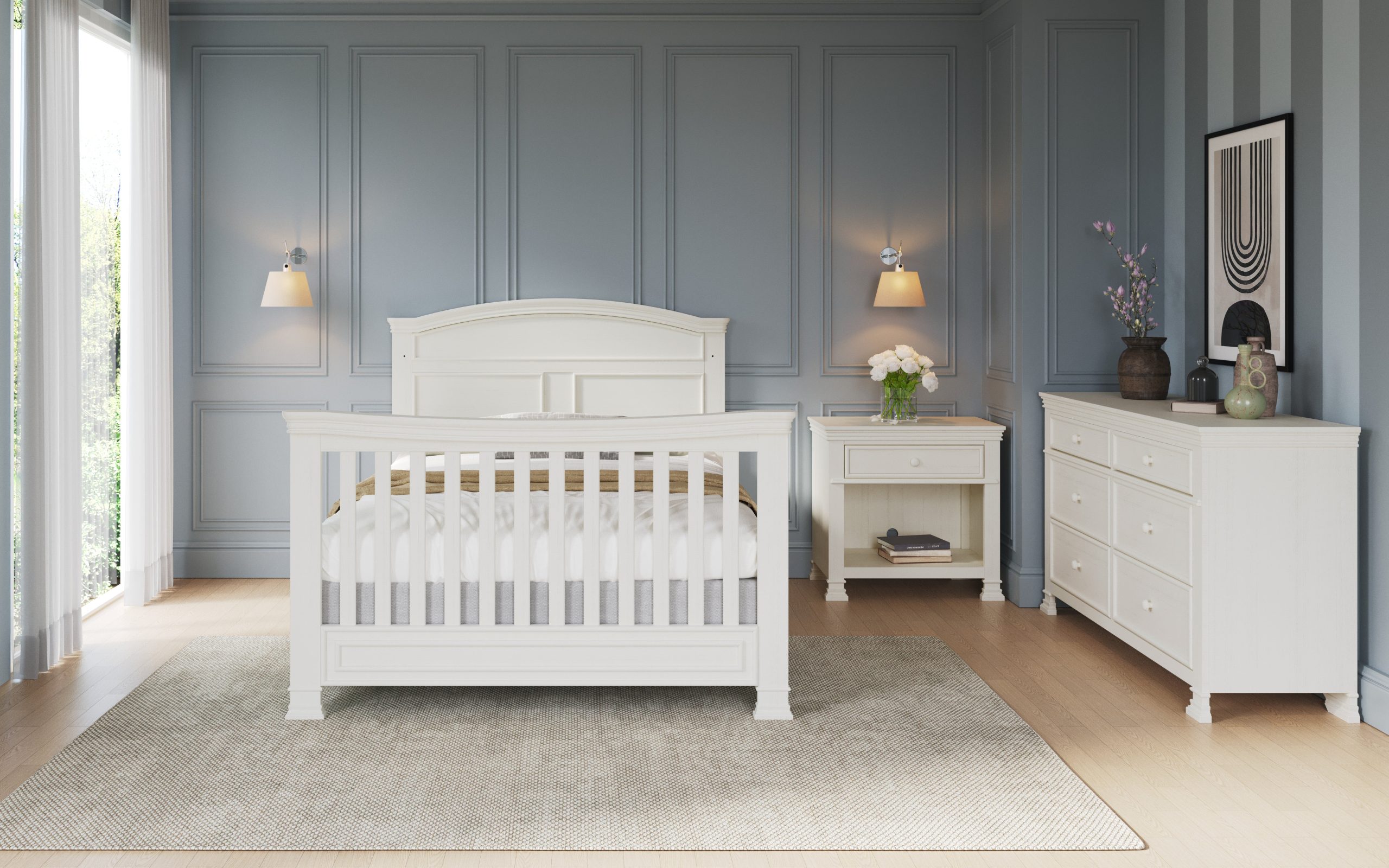 Westgate 4-in-1 Convertible Crib. Vintage Linen - Image 25