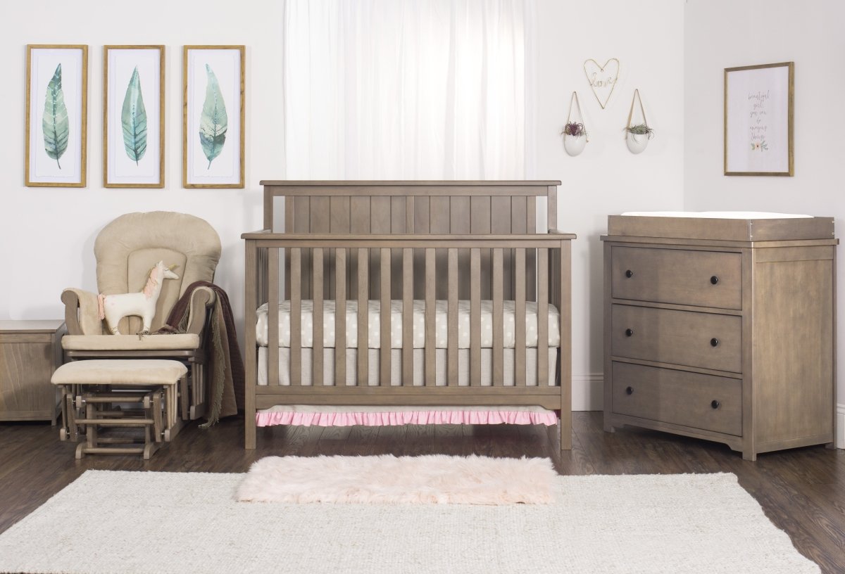 Cozy Glider and Ottoman. Dusty Heather - Image 10